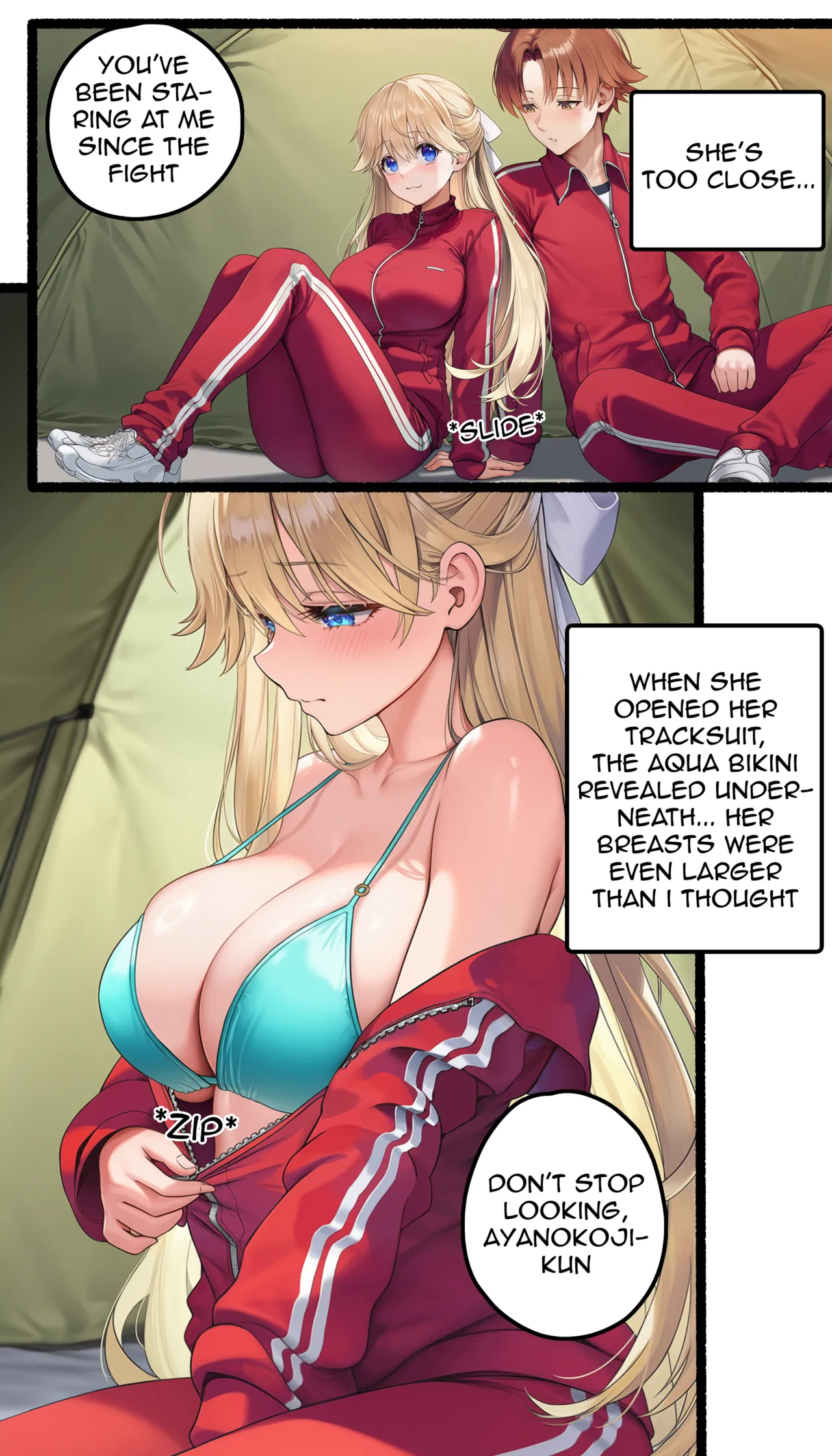 Secret tent session on the uninhabited island - Doujin page 7 full