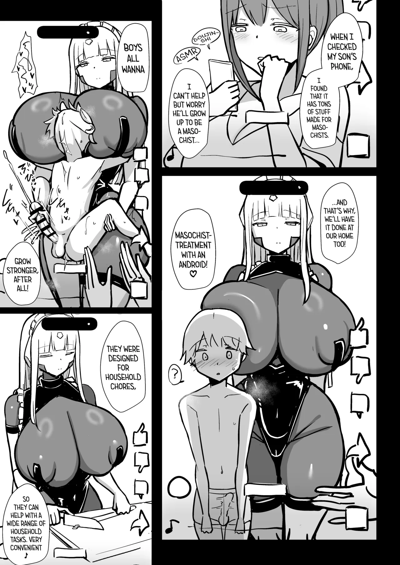 Maso Chiryou Android kara Nigerarenai Junbigou | You Can't Escape from the Masochist Treatment Android: Preparatory Issue page 2 full