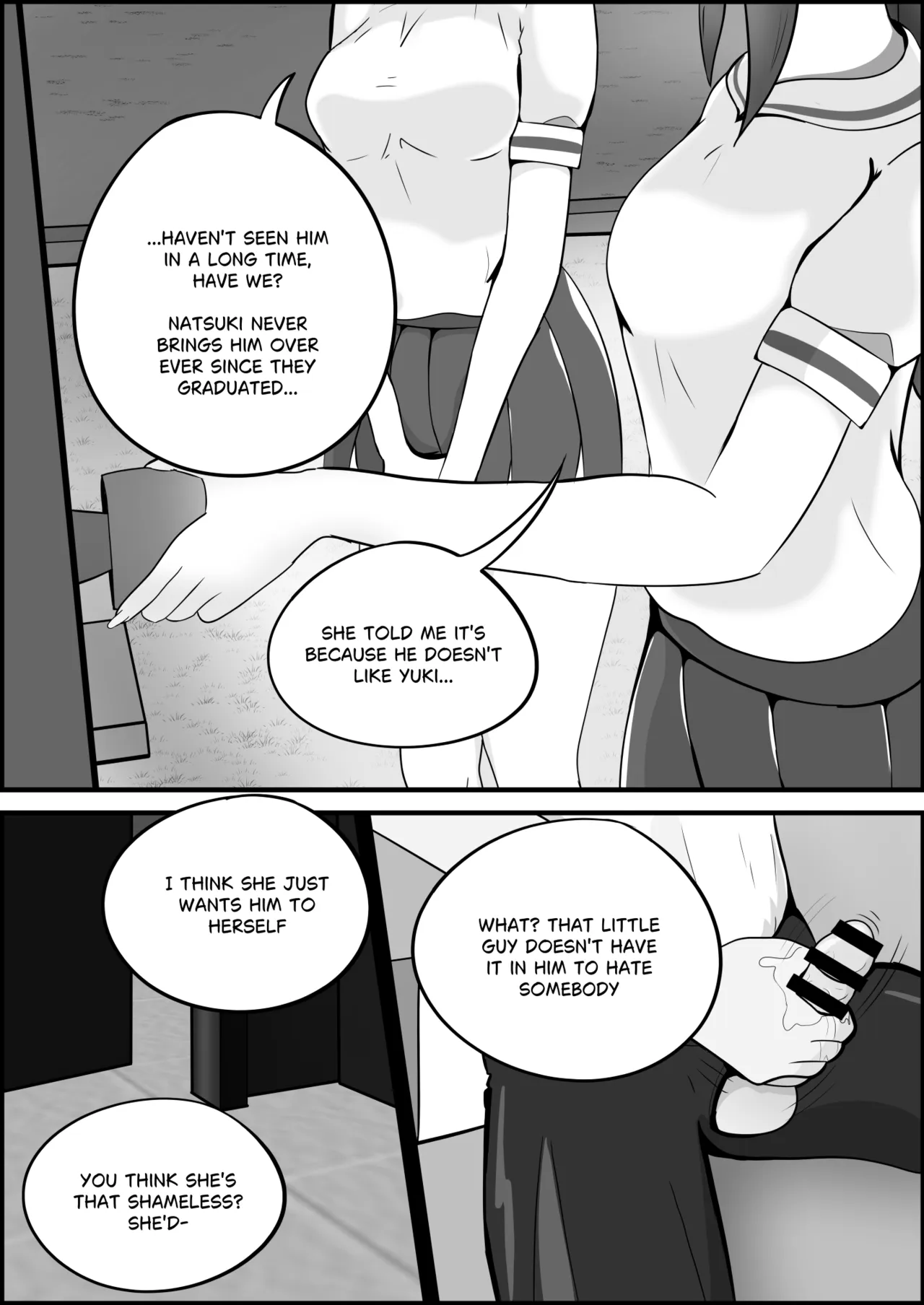The "Masturbating at School" Club! page 2 full