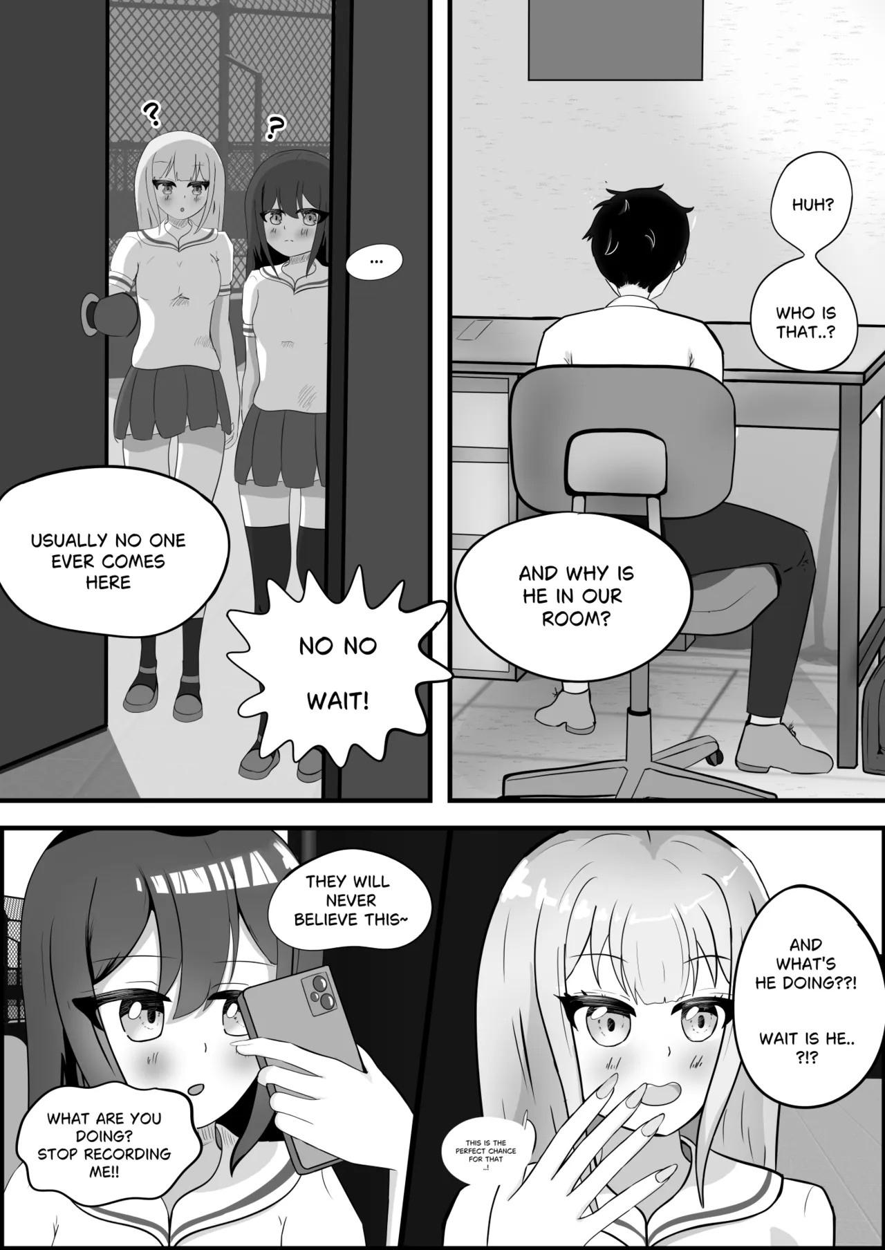 The "Masturbating at School" Club! page 3 full