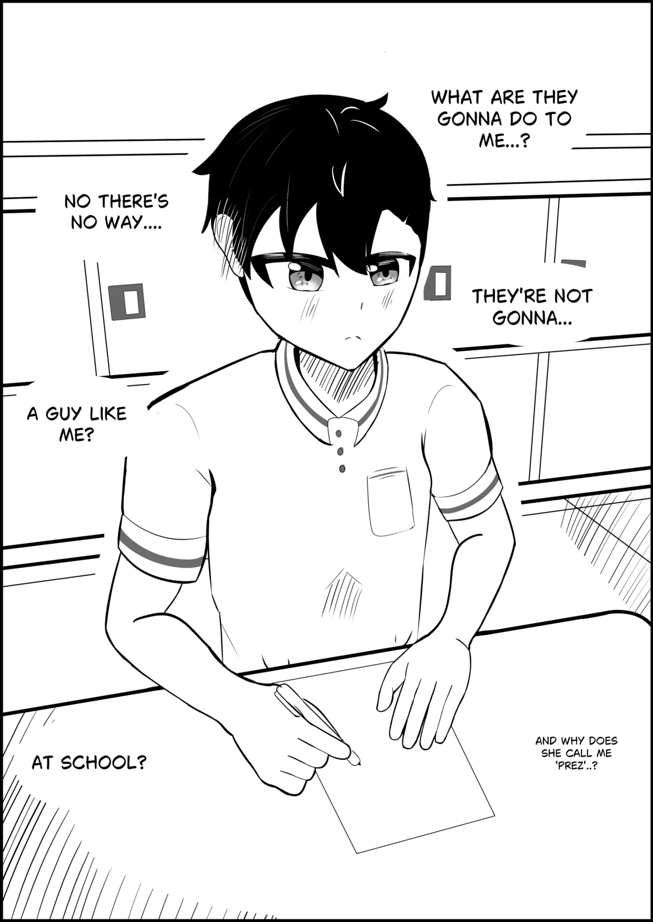 The "Masturbating at School" Club! page 5 full
