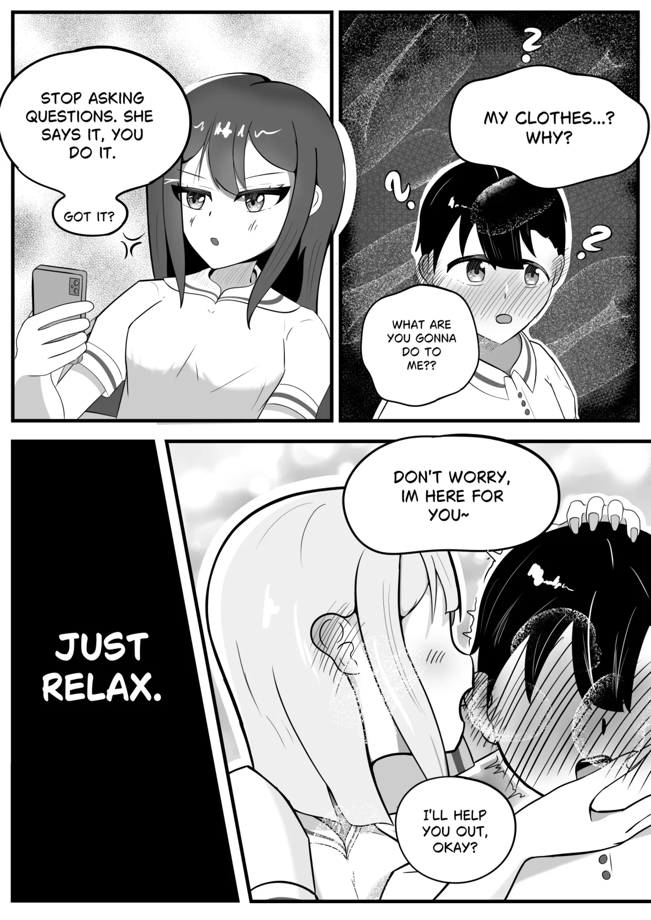 The "Masturbating at School" Club! page 8 full