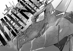 [Repptile] Doukutsu de Mesudora to Souguu shita Futanari | Futanari Dickchick Encounters a Female Dragon in a Cave [English] [sakurei] — page 18