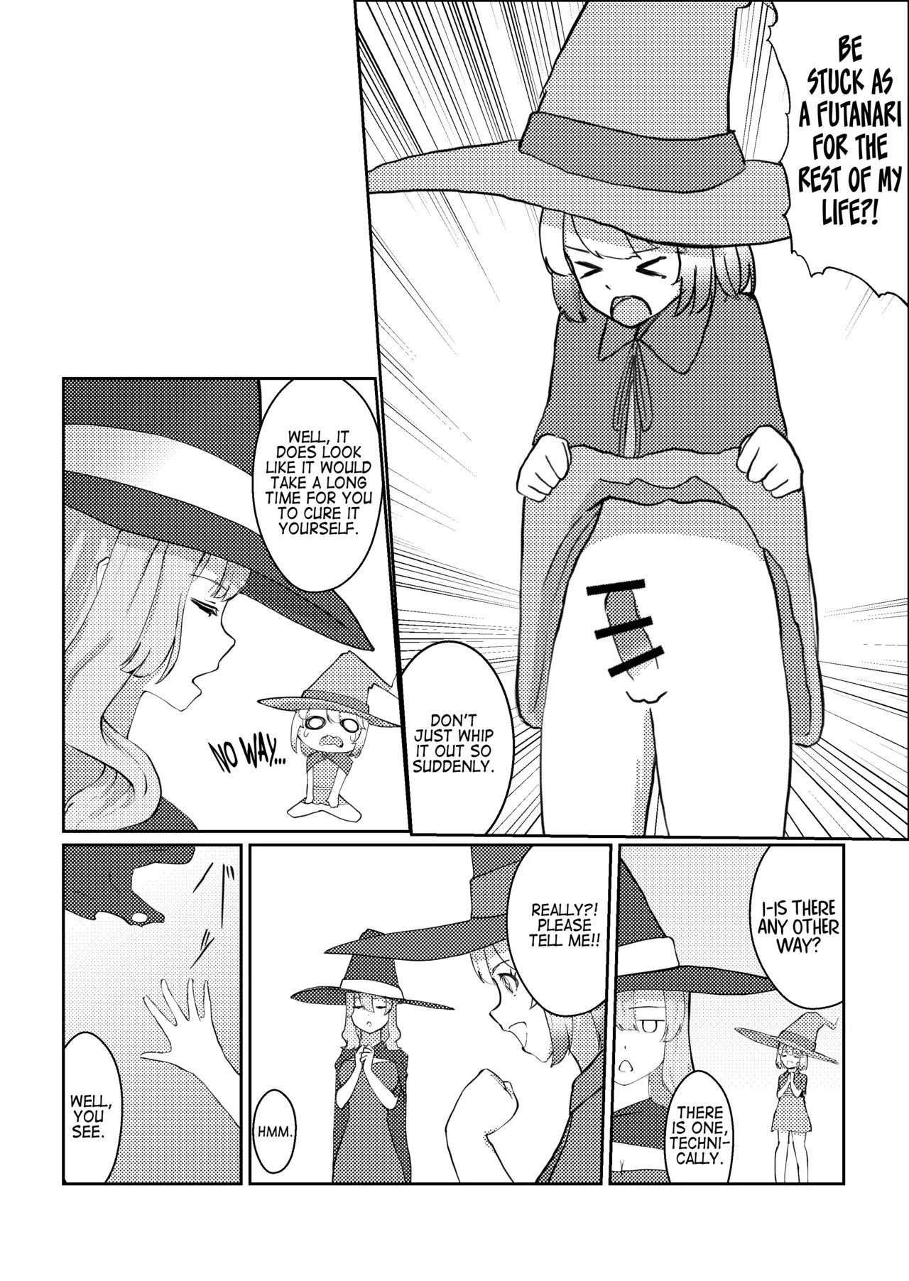 Futanari ni Natta node Mahou no Shishou ni Naoshite Morau Hanashi | I Turned Into a Futanari, So I Had My Magic Master Cure Me page 5 full