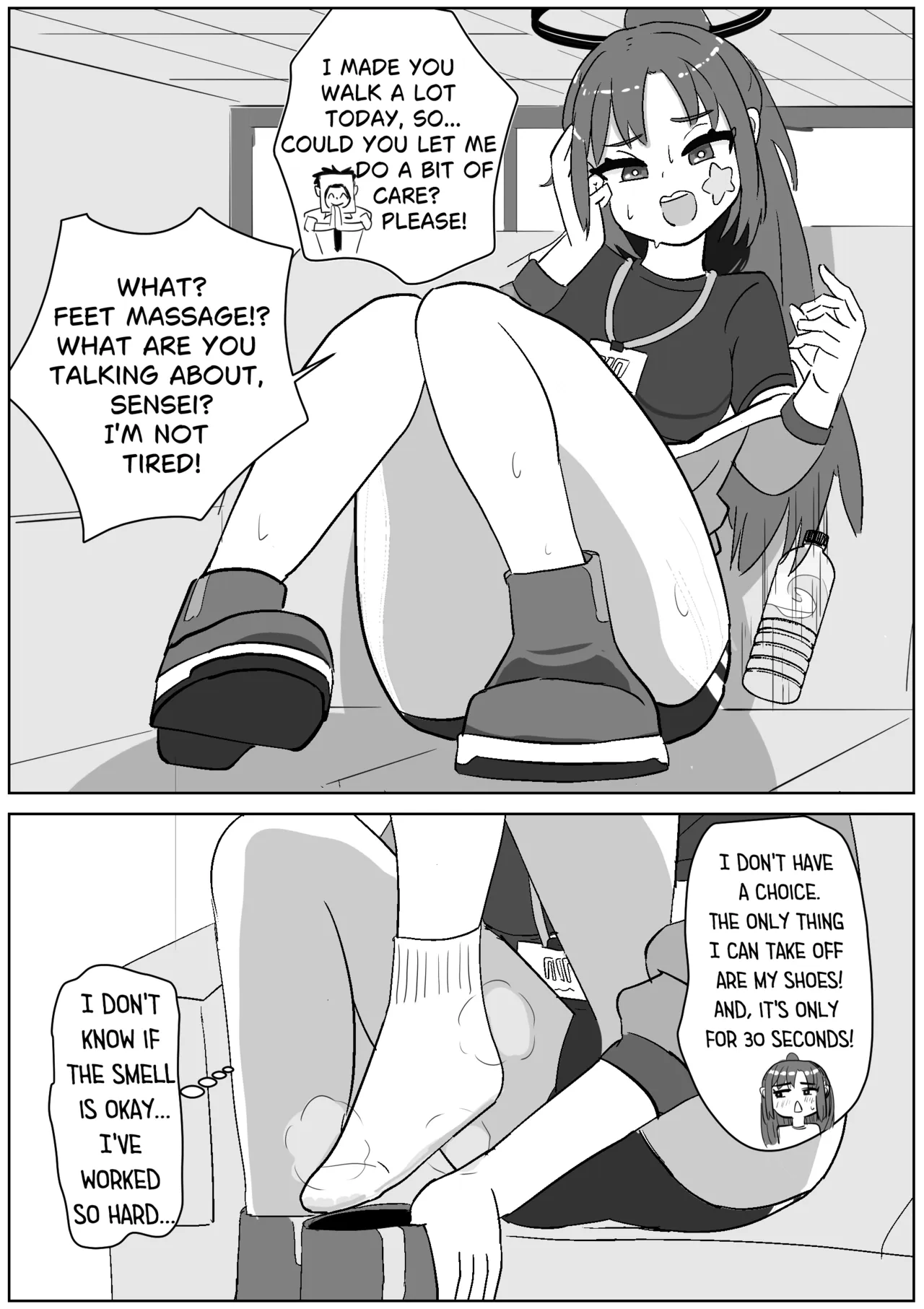 Foot Massage for  Yuuka page 1 full