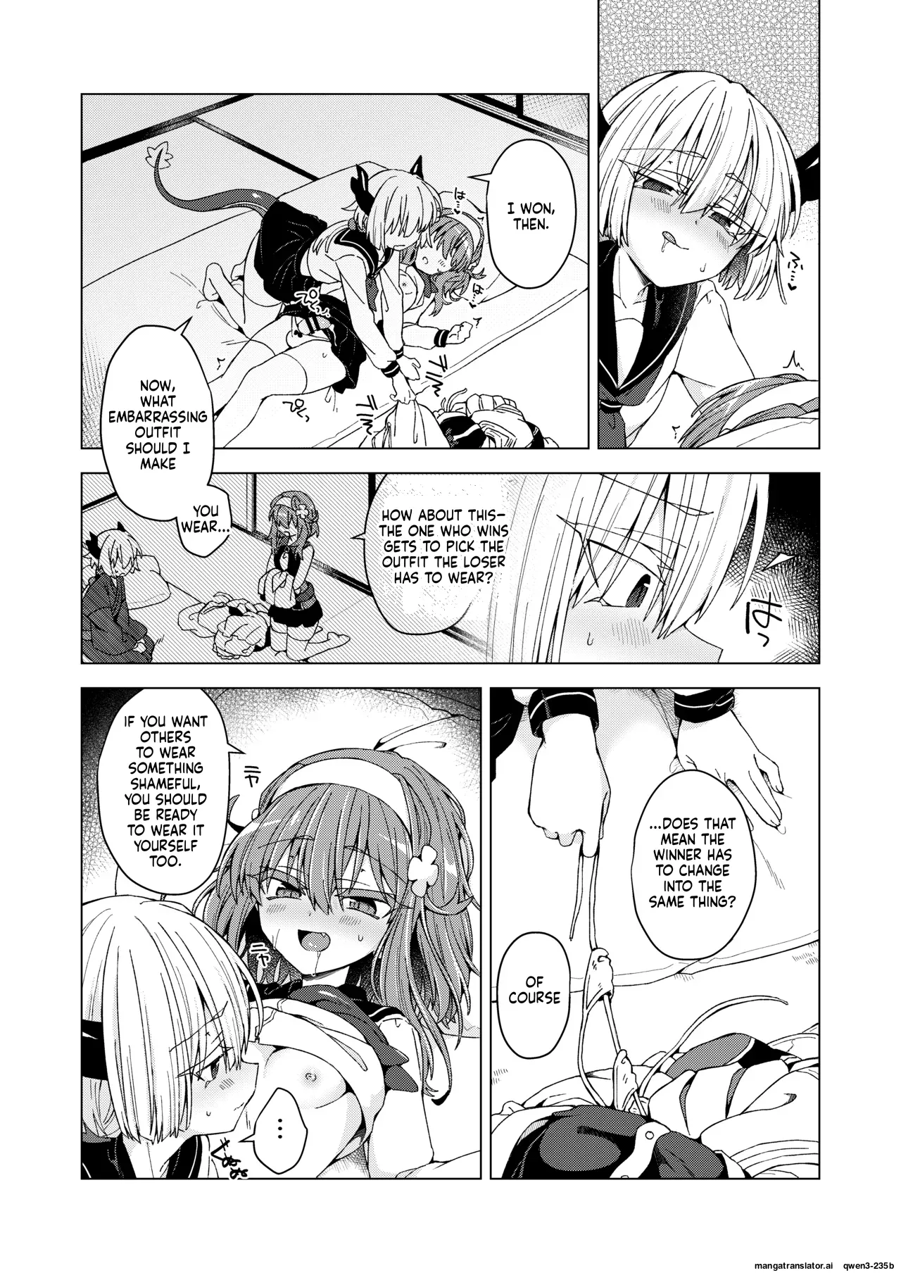 Shima Hitsuji  Ako-chan to Samael♀ ga Cosplay de Ichaicha Suru Hon page 6 full