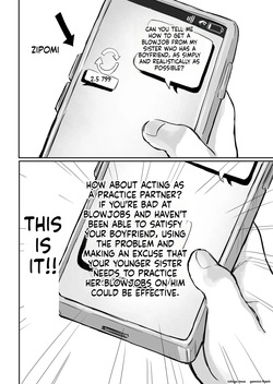 [Yokomatsu Hirame] Kareshi-mochi de Namaiki na Imouto ni Fella Shite Morau Tame no 3 Step | 3 Steps to Getting a Blowjob from My Bratty Younger Sister Who Has a Boyfriend [English] [MTL] — page 23