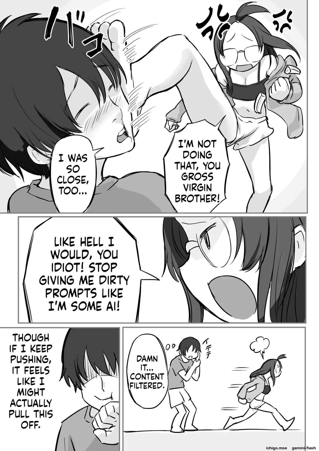 Kareshi-mochi de Namaiki na Imouto ni Fella Shite Morau Tame no 3 Step | 3 Steps to Getting a Blowjob from My Bratty Younger Sister Who Has a Boyfriend page 4 full