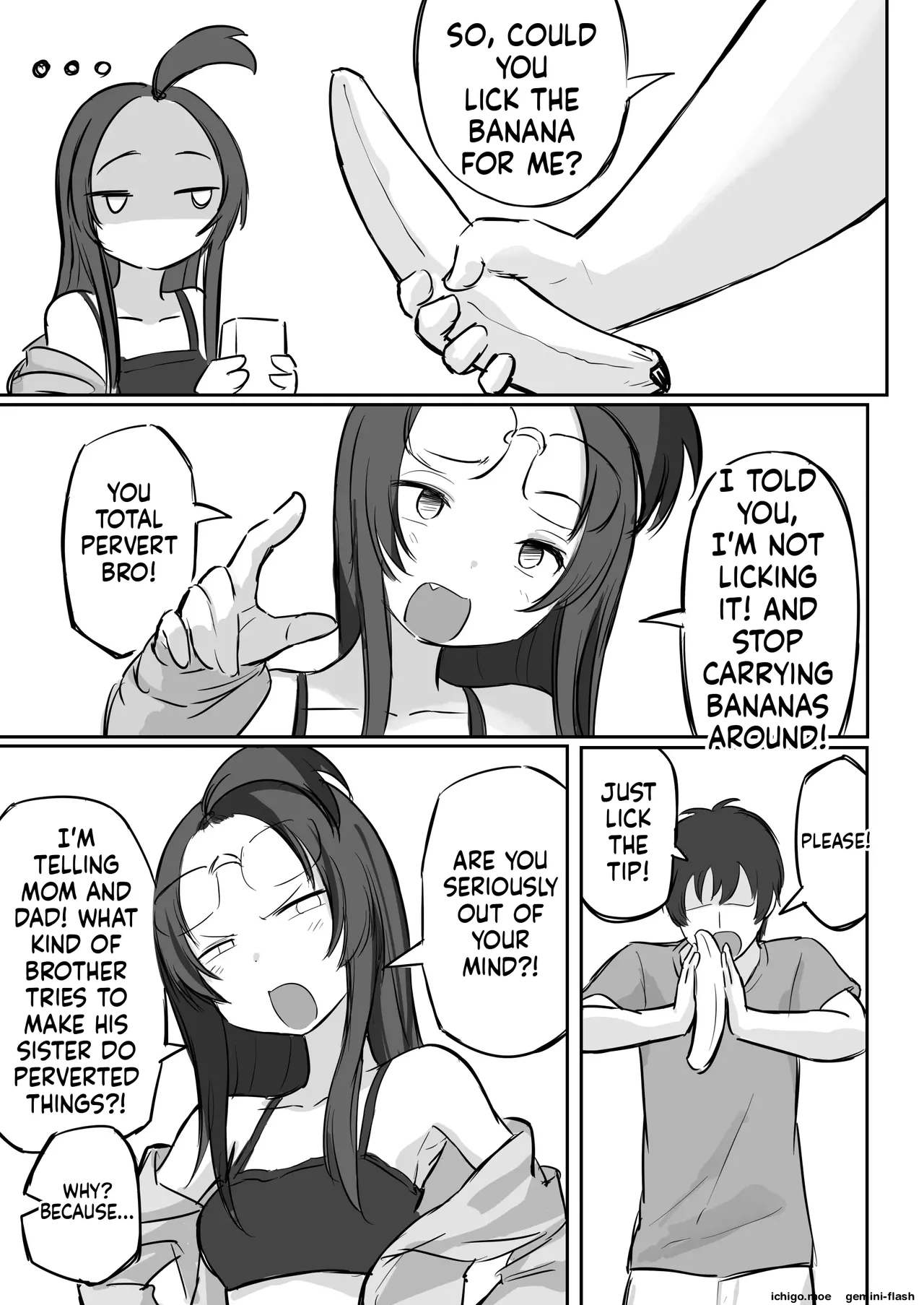 Kareshi-mochi de Namaiki na Imouto ni Fella Shite Morau Tame no 3 Step | 3 Steps to Getting a Blowjob from My Bratty Younger Sister Who Has a Boyfriend page 6 full