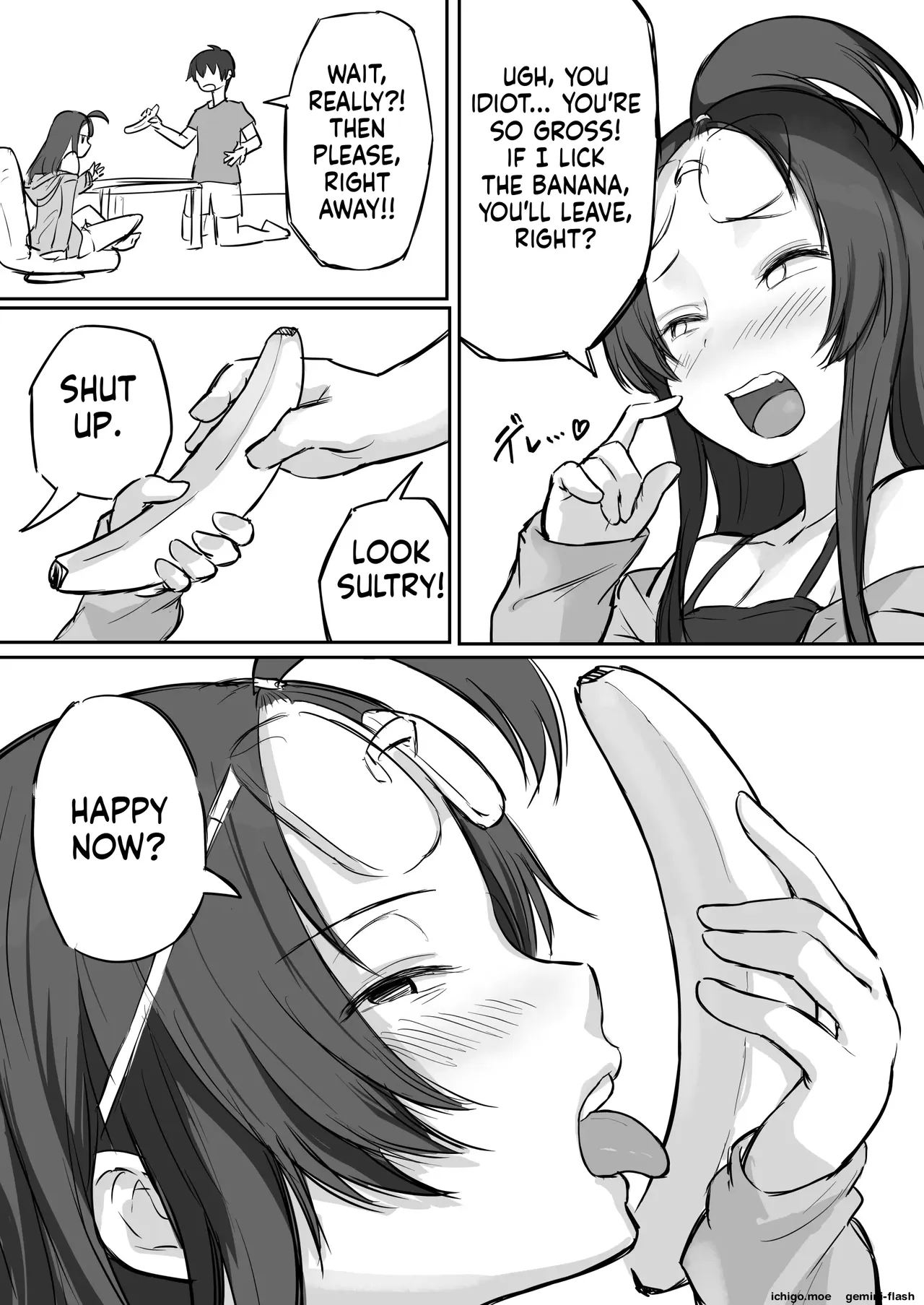 Kareshi-mochi de Namaiki na Imouto ni Fella Shite Morau Tame no 3 Step | 3 Steps to Getting a Blowjob from My Bratty Younger Sister Who Has a Boyfriend page 8 full