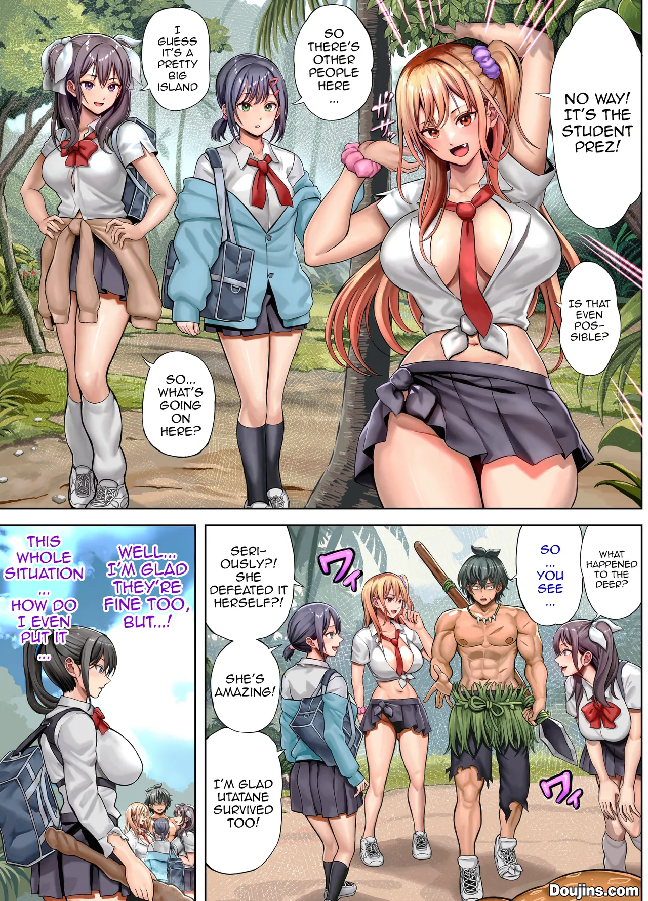Mujintou Sounan Harem 2 Ch.1 / Deserted Island Castaway Harem 2 Ch.1 page 10 full