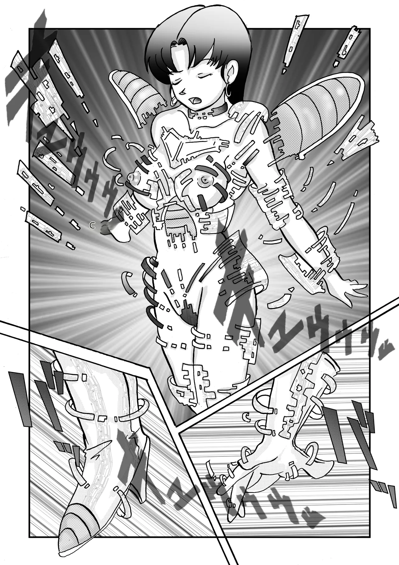 Tanjou!! Aku no Onna Senshi Jinzou Ningen 18-gou  Sennou Kaizou Keikaku -Zenpen- page 9 full