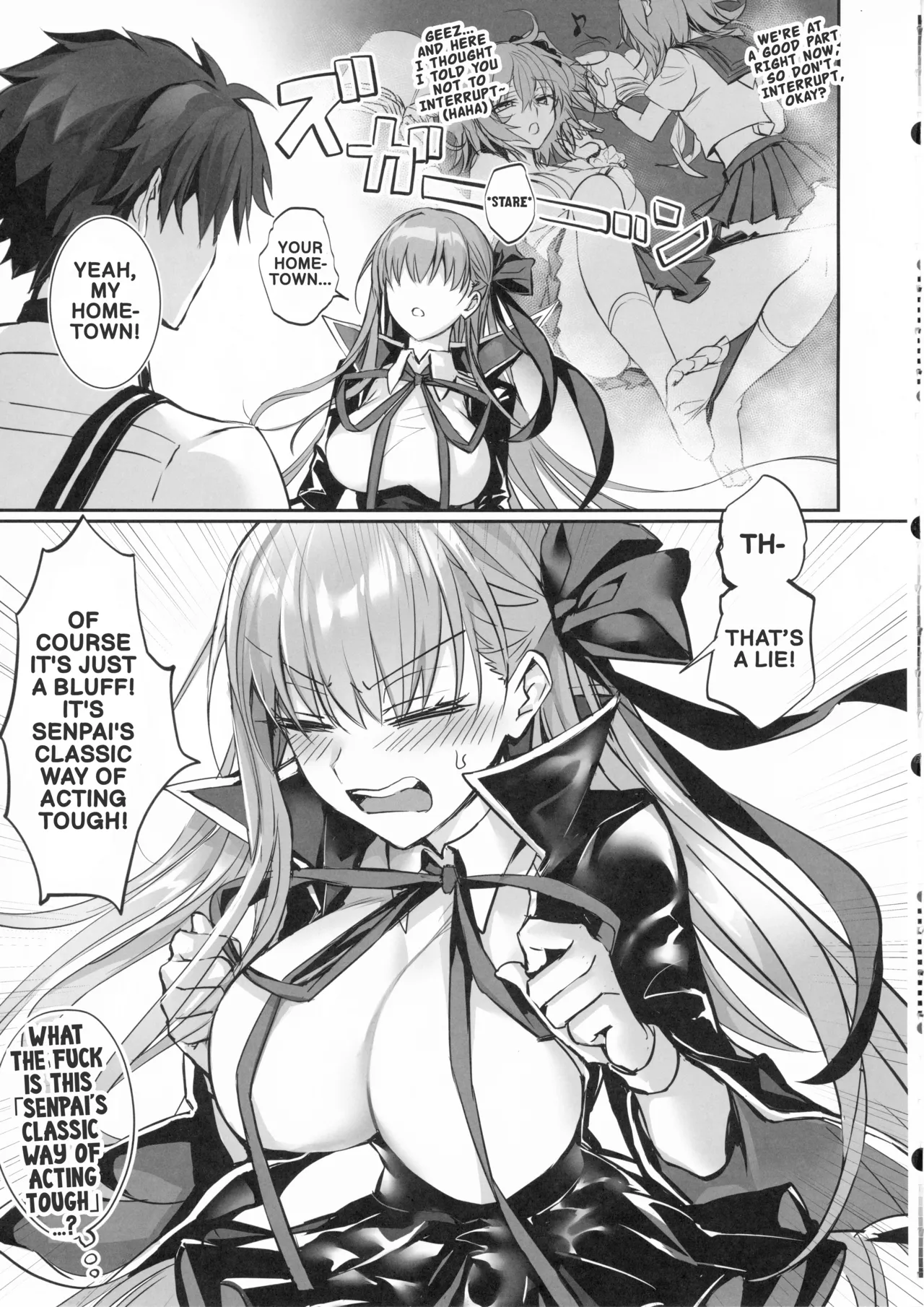 Senpai, aren't you being a bit cheeky lately Even though you lost your virginity to me♡♡ page 4 full