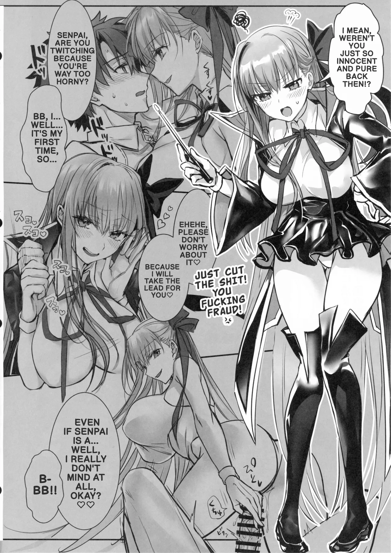 Senpai, aren't you being a bit cheeky lately Even though you lost your virginity to me♡♡ page 5 full