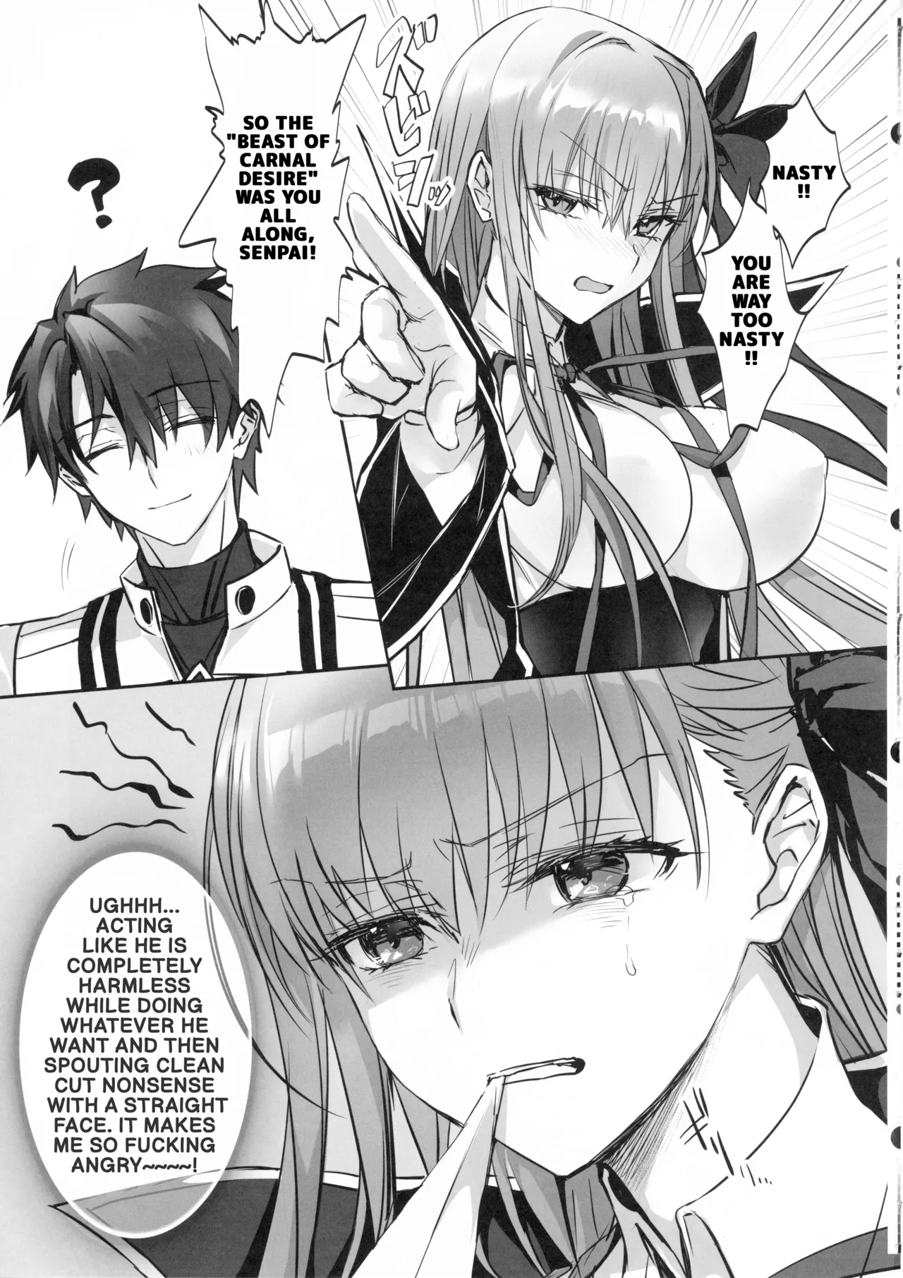 Senpai, aren't you being a bit cheeky lately Even though you lost your virginity to me♡♡ page 8 full