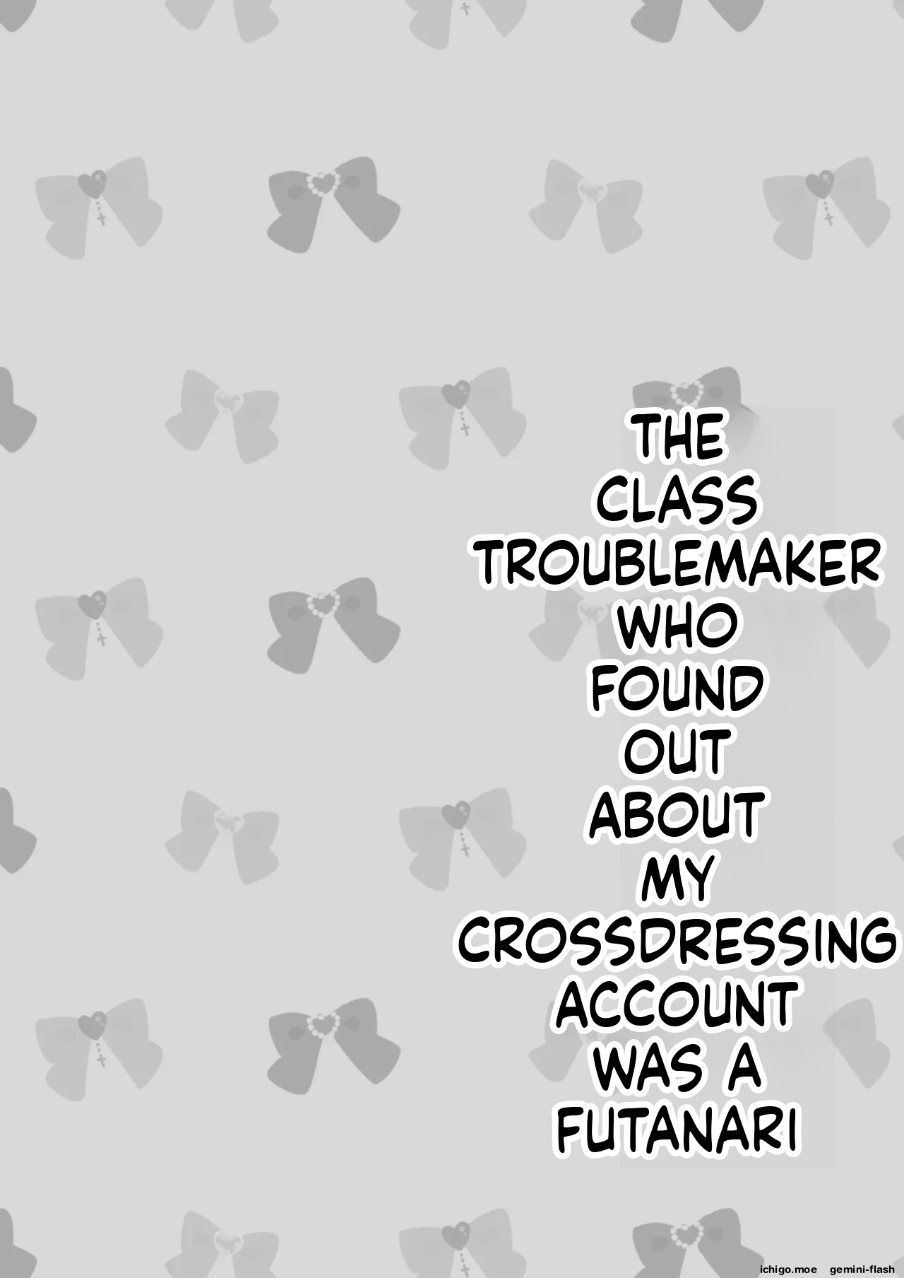 "Oshiruko Vibes " — The person I exposed turned out to be the class troublemaker—who was a *futanari*. page 3 full