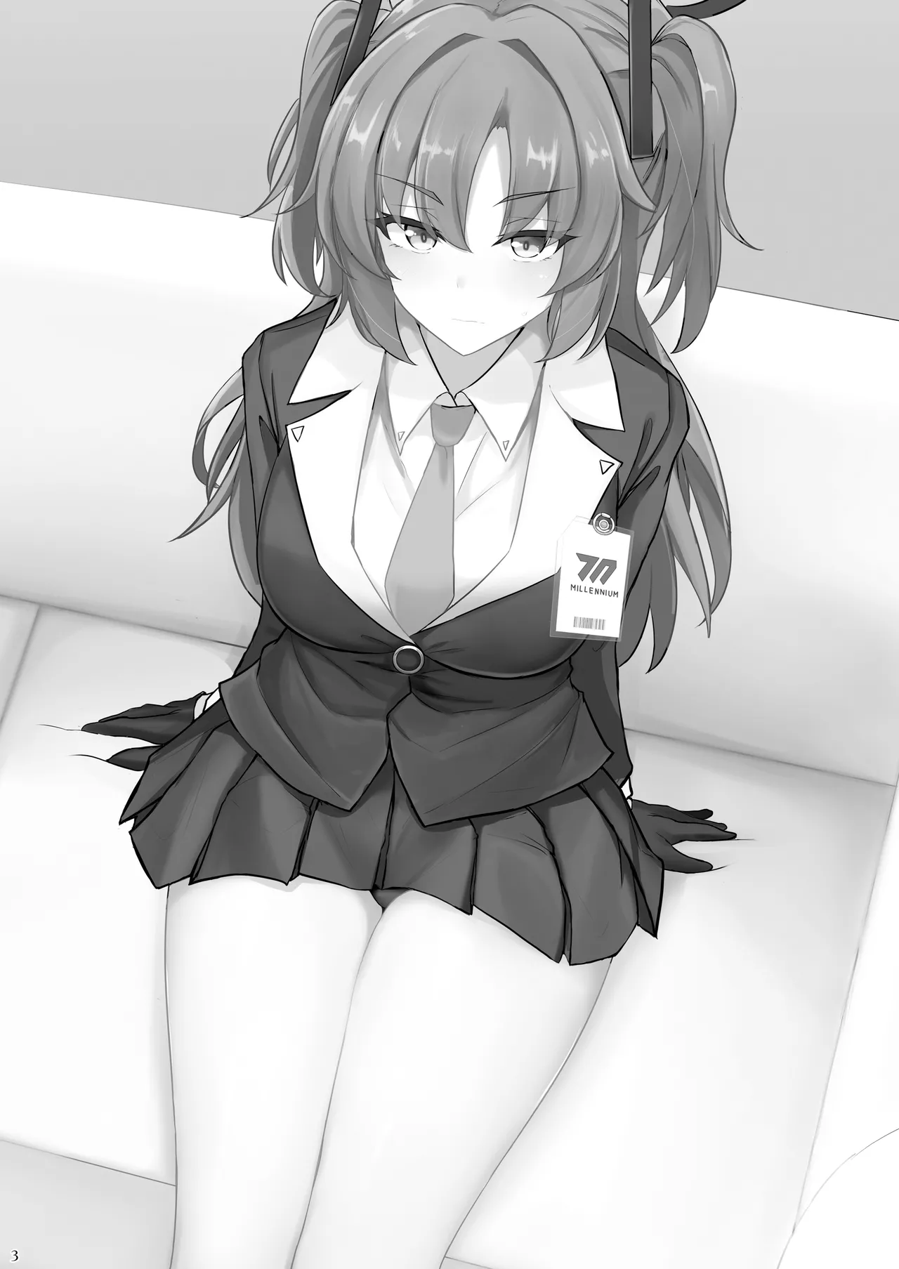 Hayase Yuuka no Futomomo de Nukitai  | 想用早濑优香的大腿来尽情发泄 page 3 full