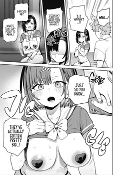 My Little Sister Was a Hostess at Class 2-C's School Festival Boobs Bar (AI Uncensored) — page 13