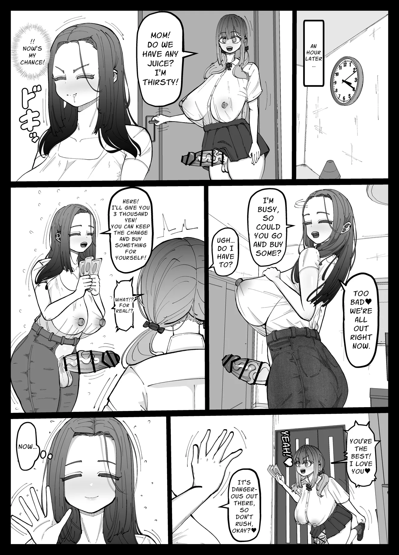Musume No Kanojo O Netoru Tanetsuke Mama | The Stud-Mama Who Cucks Her Daughter's Girlfriend page 9 full