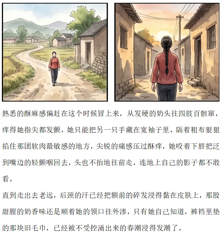 【乡野奶事】-黑暗 page 7 full