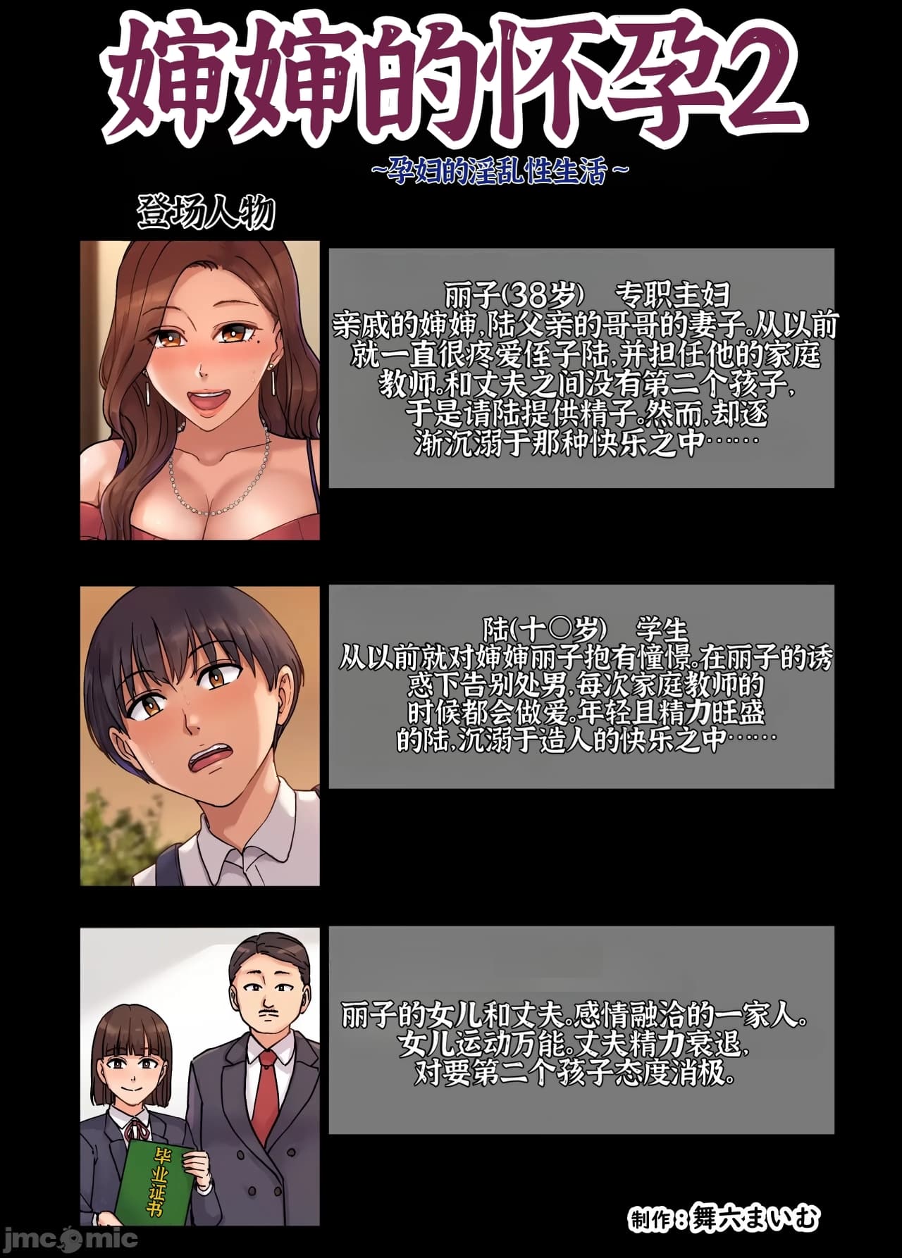 叔母の妊娠2 妊婦の淫らな性生活【中文翻译】 page 3 full