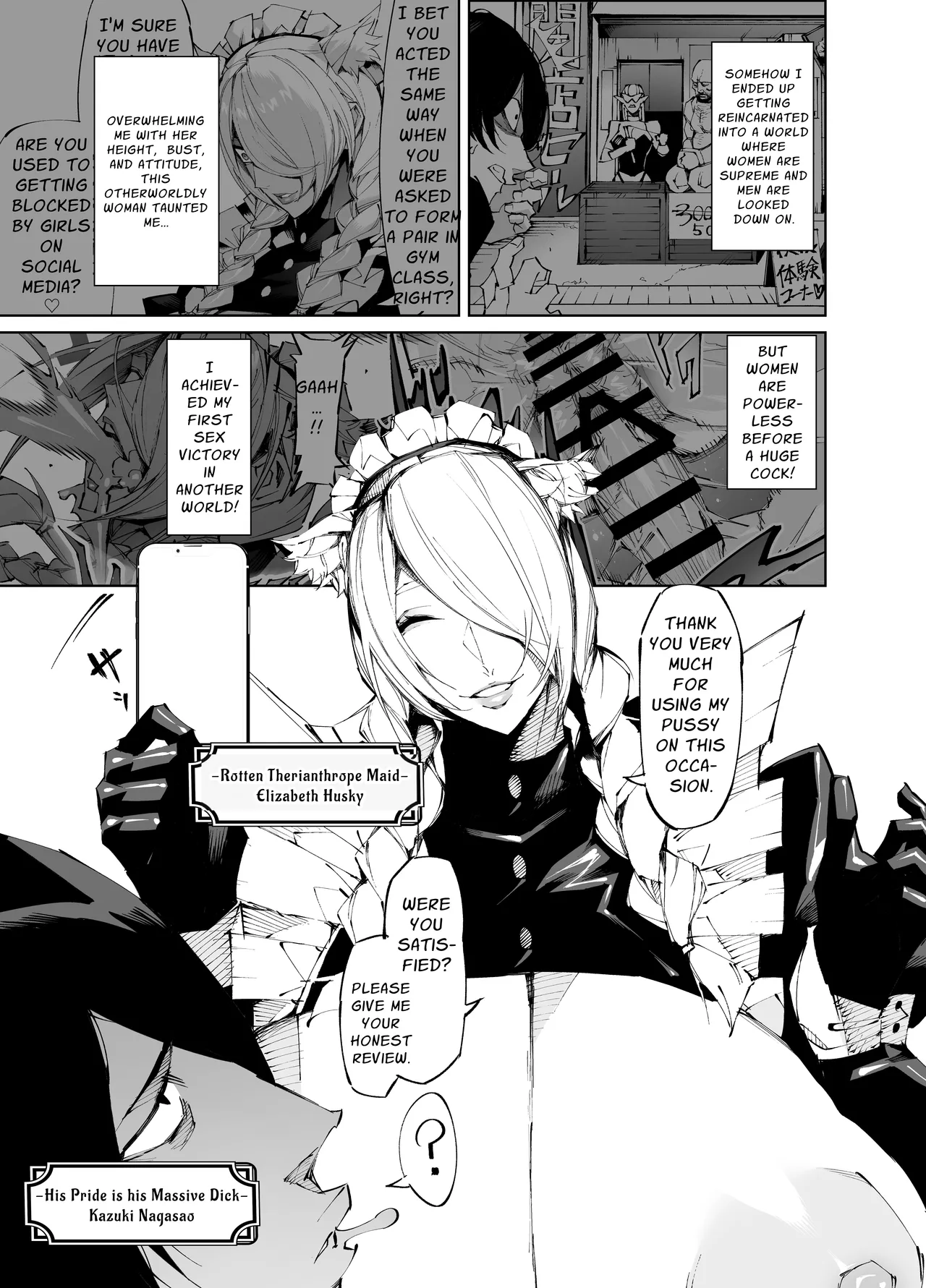 Kyokon Tensei -Seiki Shijou Shugi na Isekai ni Tensei shita no de Bakunyuu Bijo to Hame Makuri -Gyaru Amazon & Inran Sister Hen- | Big Dick Reincarnation ~Fuckin' Big Titty Babes in a Genital Supremacism World~ Amazoness & Nun page 2 full