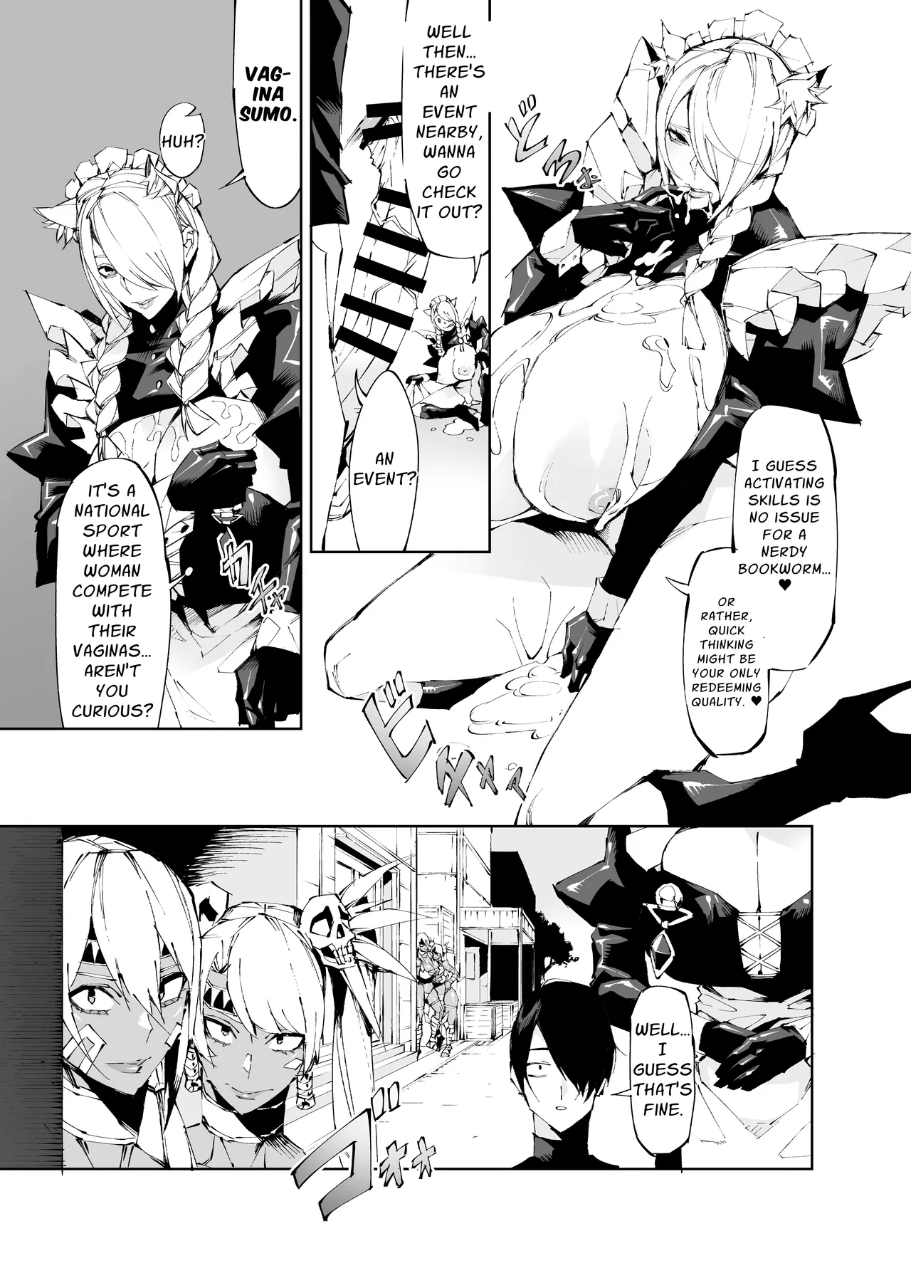 Kyokon Tensei -Seiki Shijou Shugi na Isekai ni Tensei shita no de Bakunyuu Bijo to Hame Makuri -Gyaru Amazon & Inran Sister Hen- | Big Dick Reincarnation ~Fuckin' Big Titty Babes in a Genital Supremacism World~ Amazoness & Nun page 6 full