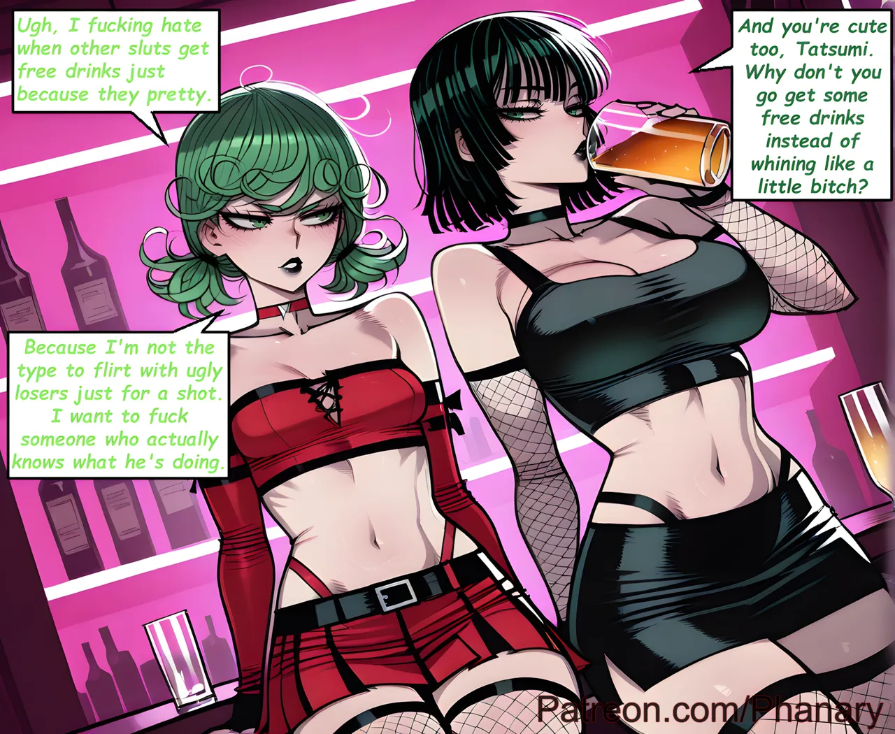 Fubuki x Tatsumi: Green with Envy page 1 full