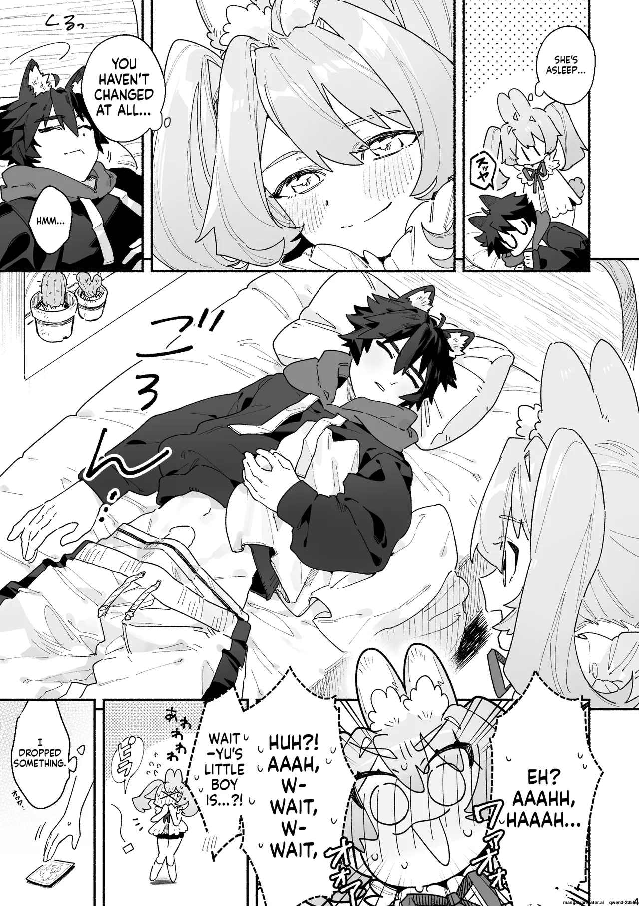 ♂ ga Uke. Usagi-chan x Ookami-kun page 4 full