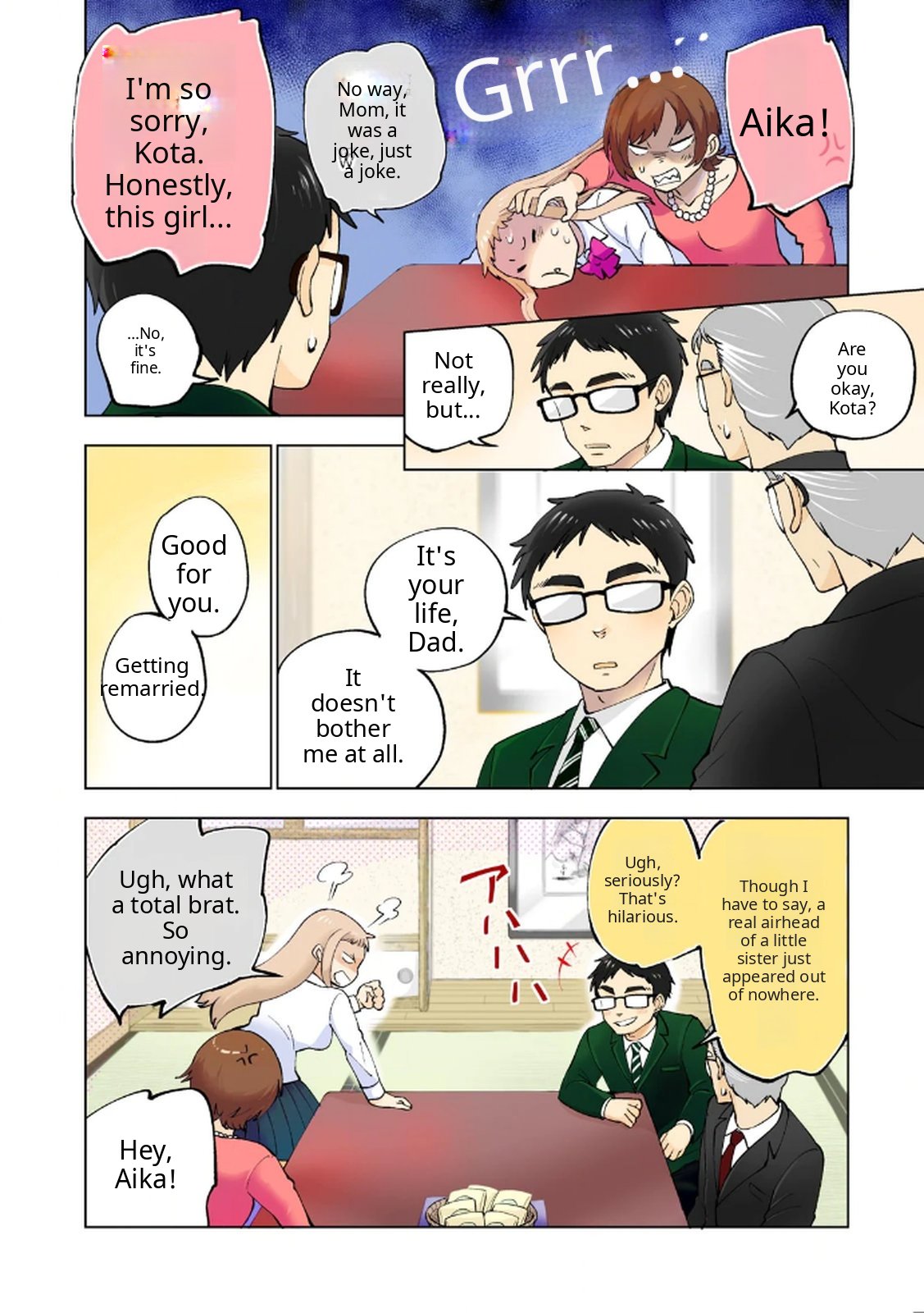 Ichigo Aika ~Zatsu de Namaiki na Imouto to Warikirenai Ani~ Volume 1 page 8 full