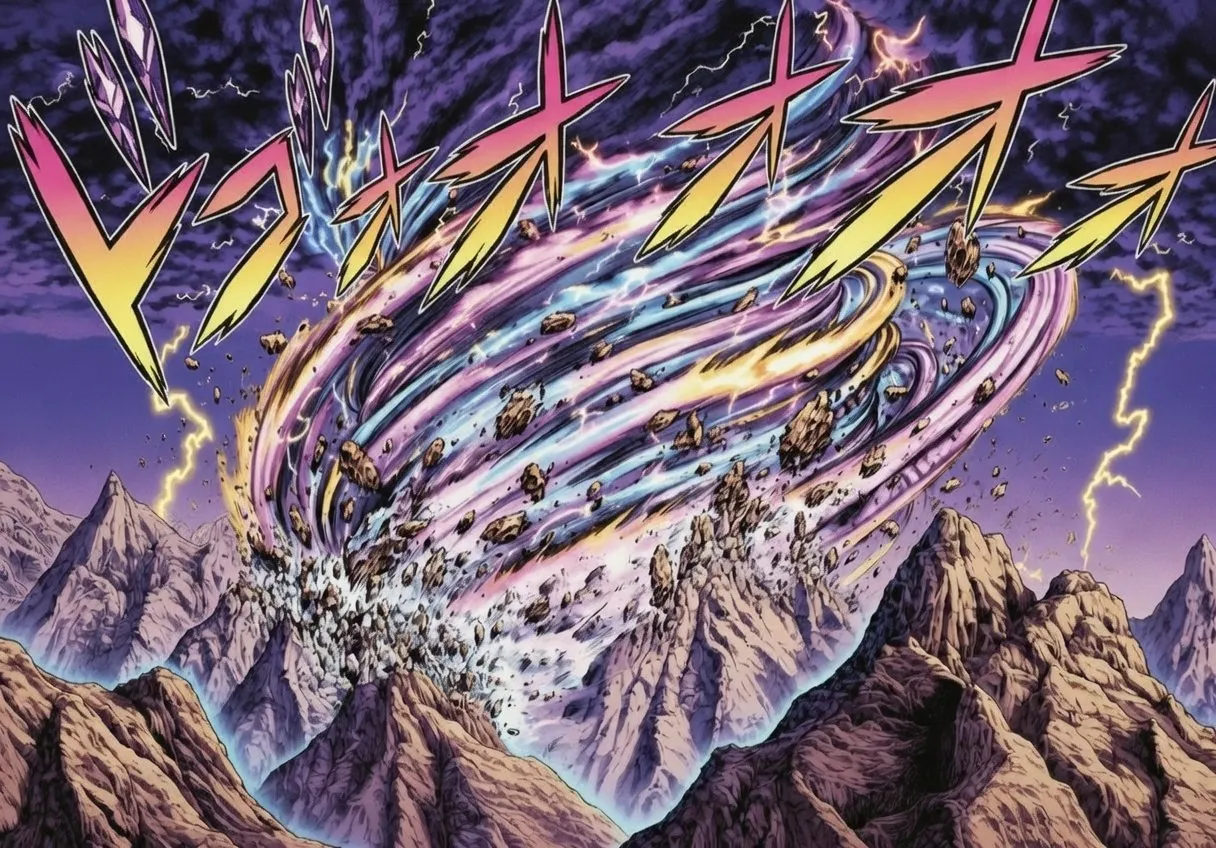 Guyver manga colored  AI page 1 full