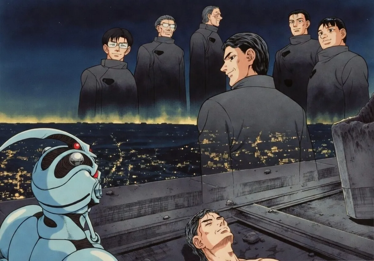 Guyver manga colored  AI page 5 full