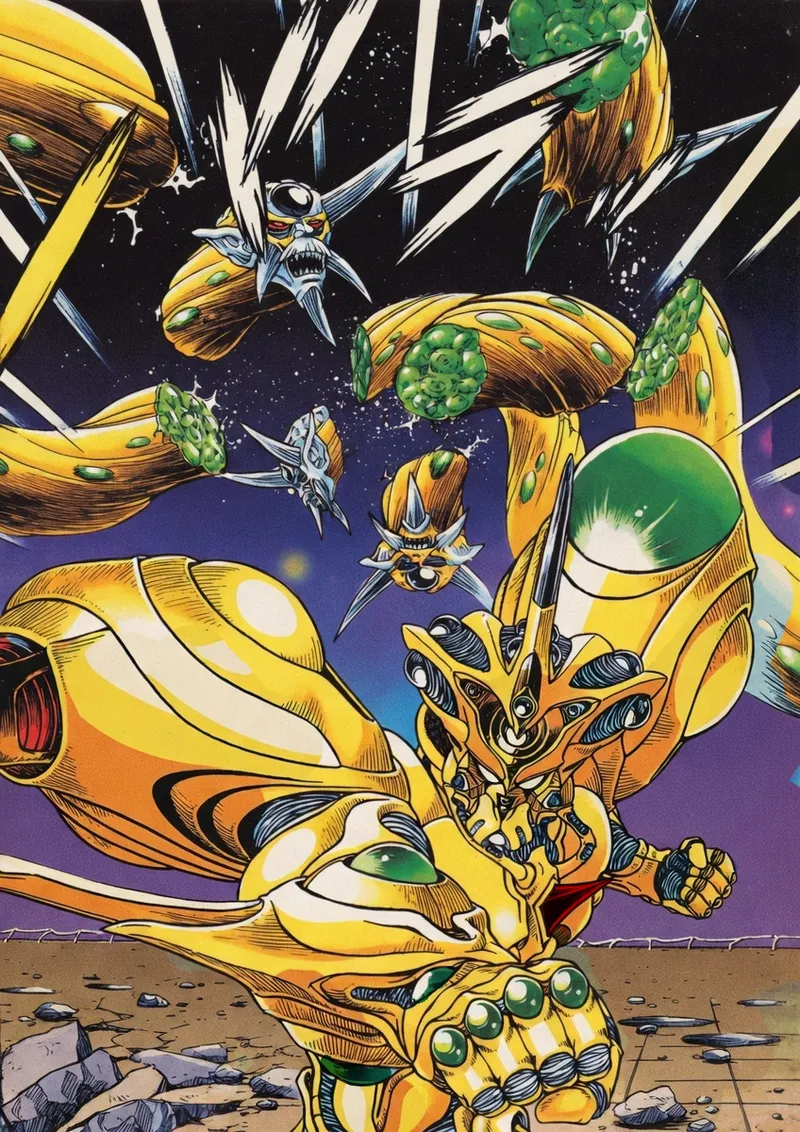 Guyver manga colored  AI page 7 full