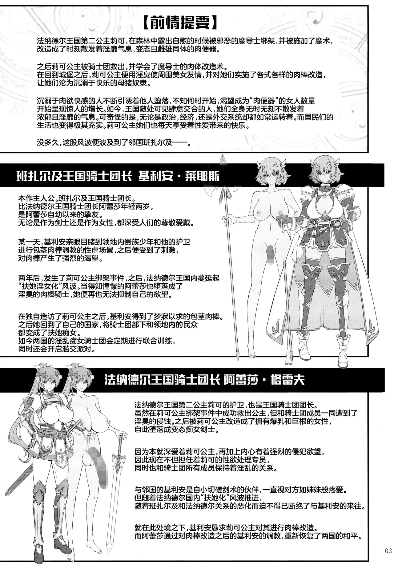 Bikou Oujo 3 Inshuu Amayakashi Choukyou Kishidan page 3 full