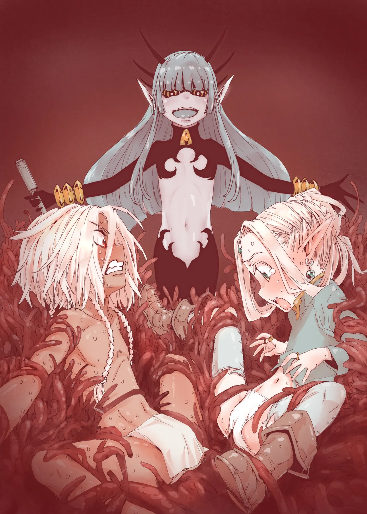 Daraku no majo ~ shonen yosha to tsurupeta Erufu wa ikanishite majo ni yabureta ka page 1 full