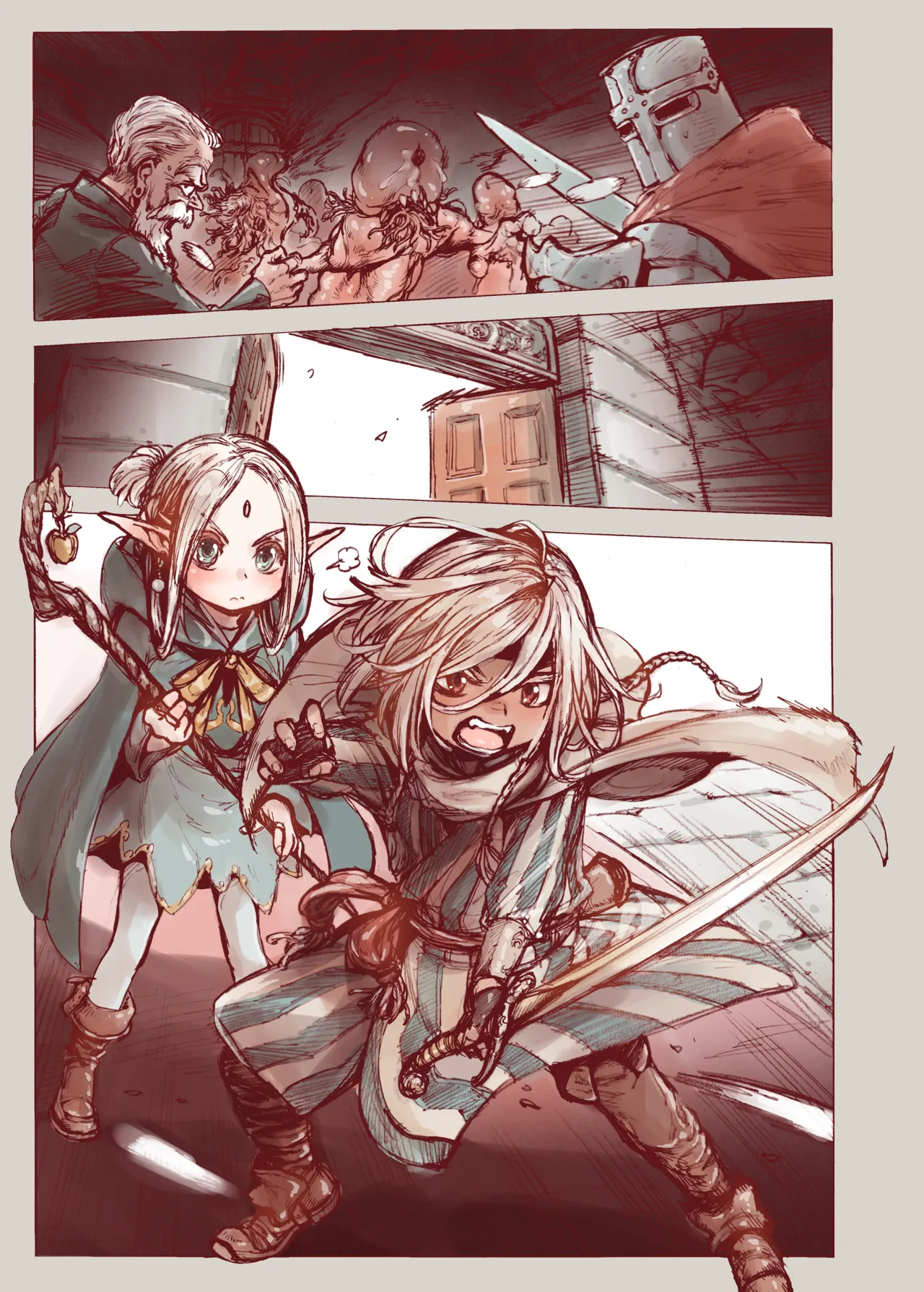 Daraku no majo ~ shonen yosha to tsurupeta Erufu wa ikanishite majo ni yabureta ka page 5 full