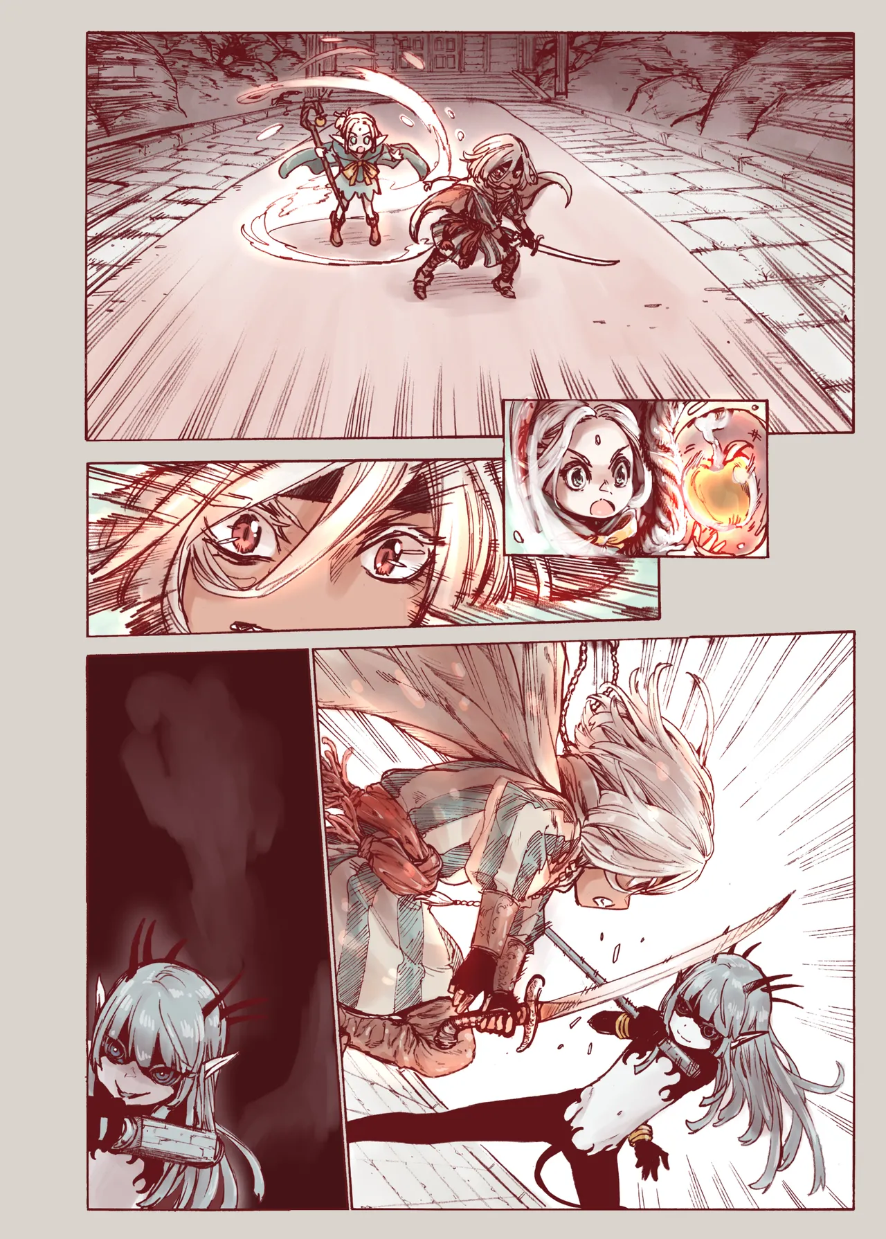 Daraku no majo ~ shonen yosha to tsurupeta Erufu wa ikanishite majo ni yabureta ka page 8 full