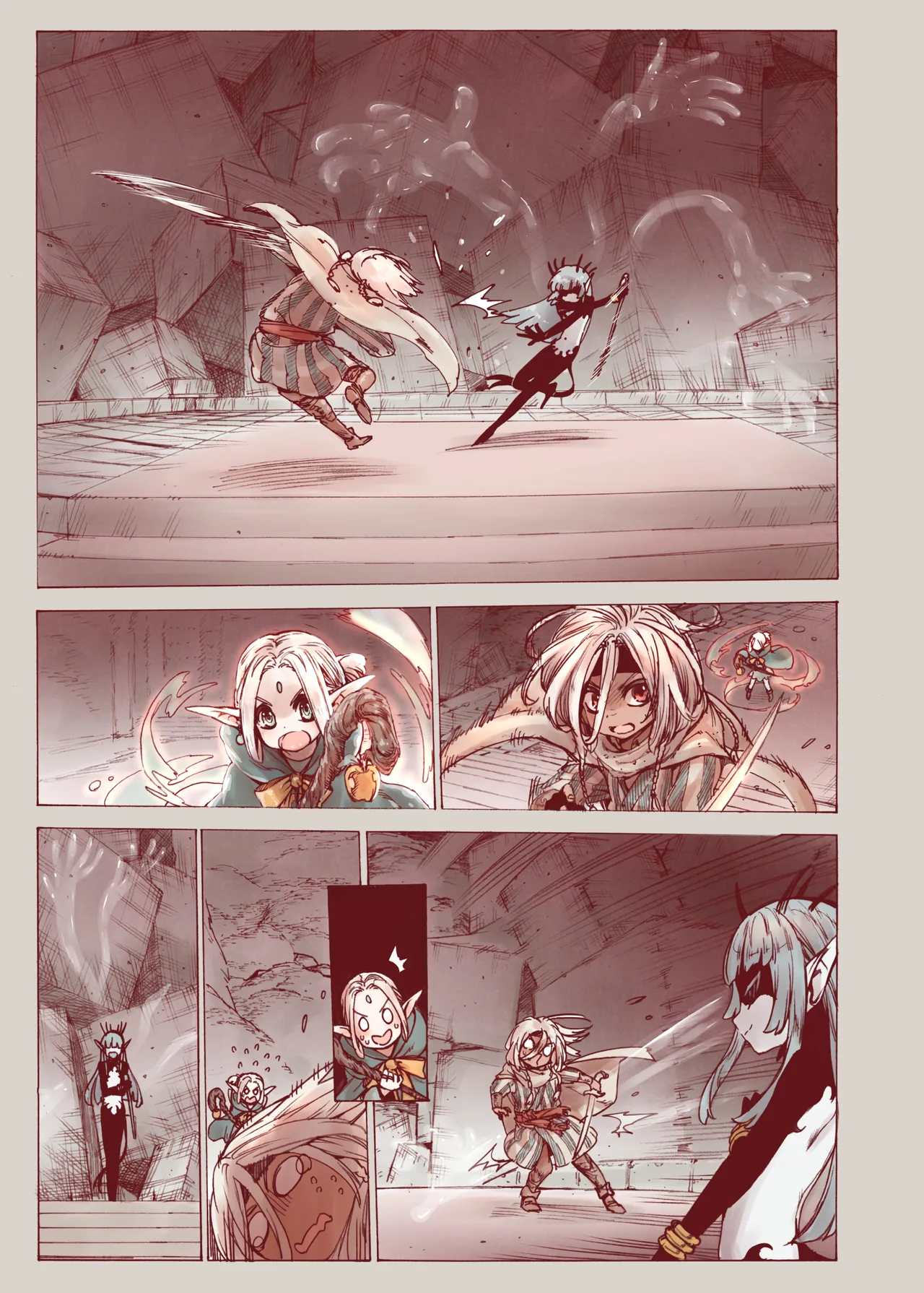 Daraku no majo ~ shonen yosha to tsurupeta Erufu wa ikanishite majo ni yabureta ka page 9 full