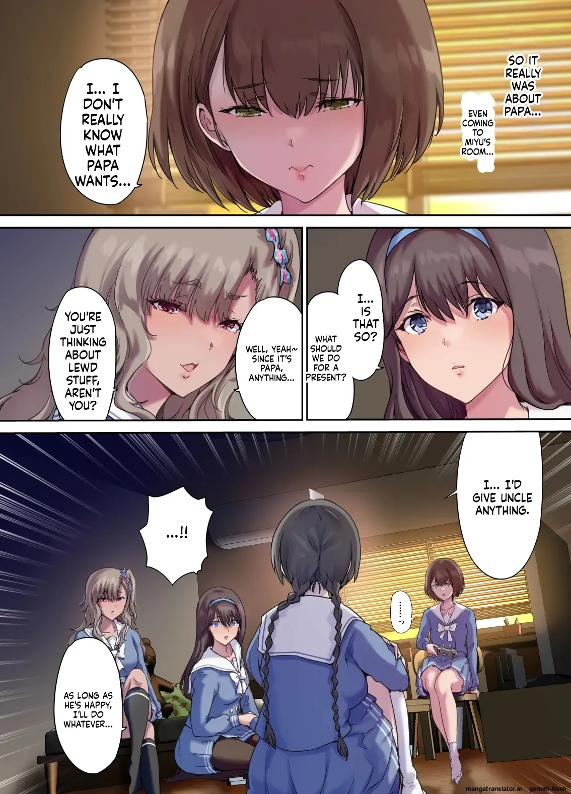 Daddy's Bedroom is a Hangout For His Daughter's Friends 4: Breeding page 3 full