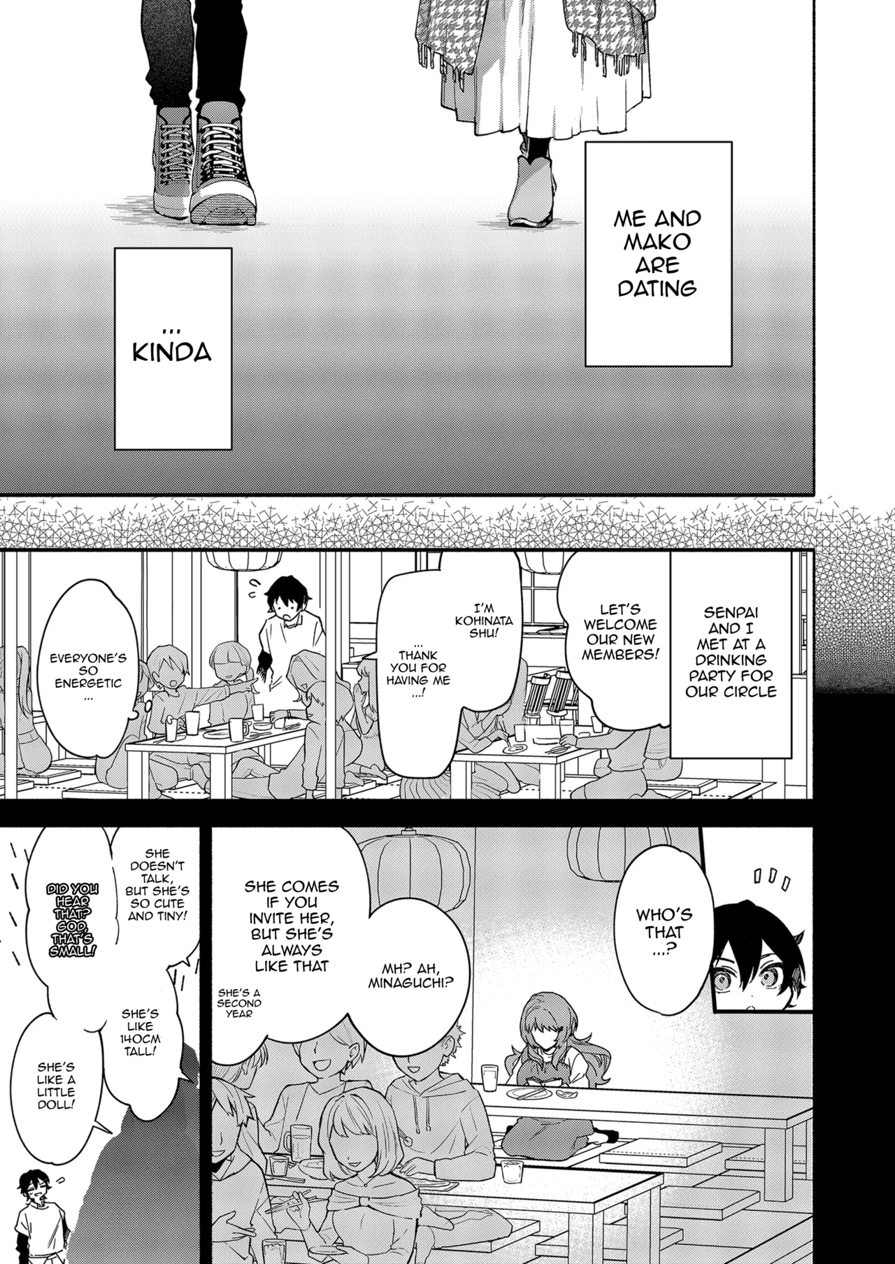 Mako-senpai ni Taberareru. ~Chiisakute Dekkai Ama Sado Senpai ni Otosareru~ | Eaten By Mako-senpai ~Falling To A Tiny But Huge Sadist Senpai~ page 5 full