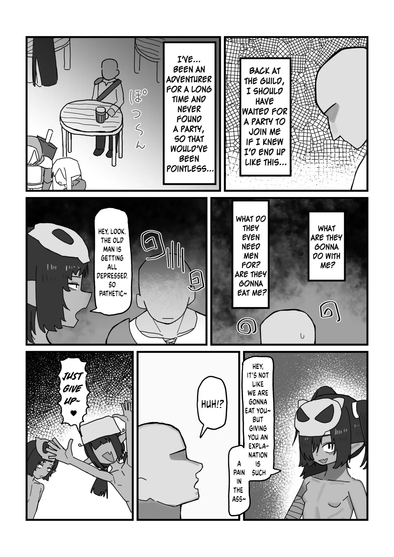 Mesu Goblin vs Tei Level Zako Ossan Bokensha - The Bratty Goblins VS the Loser Adventurer page 5 full