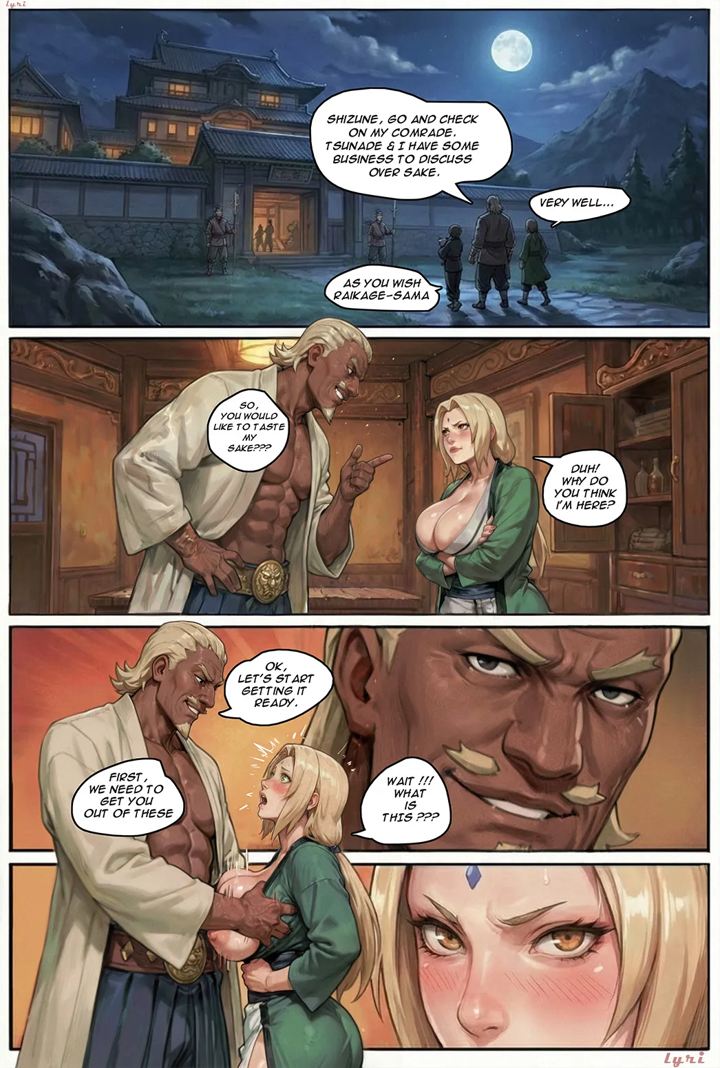 Tsunade X Raikage Comic+Extras page 3 full