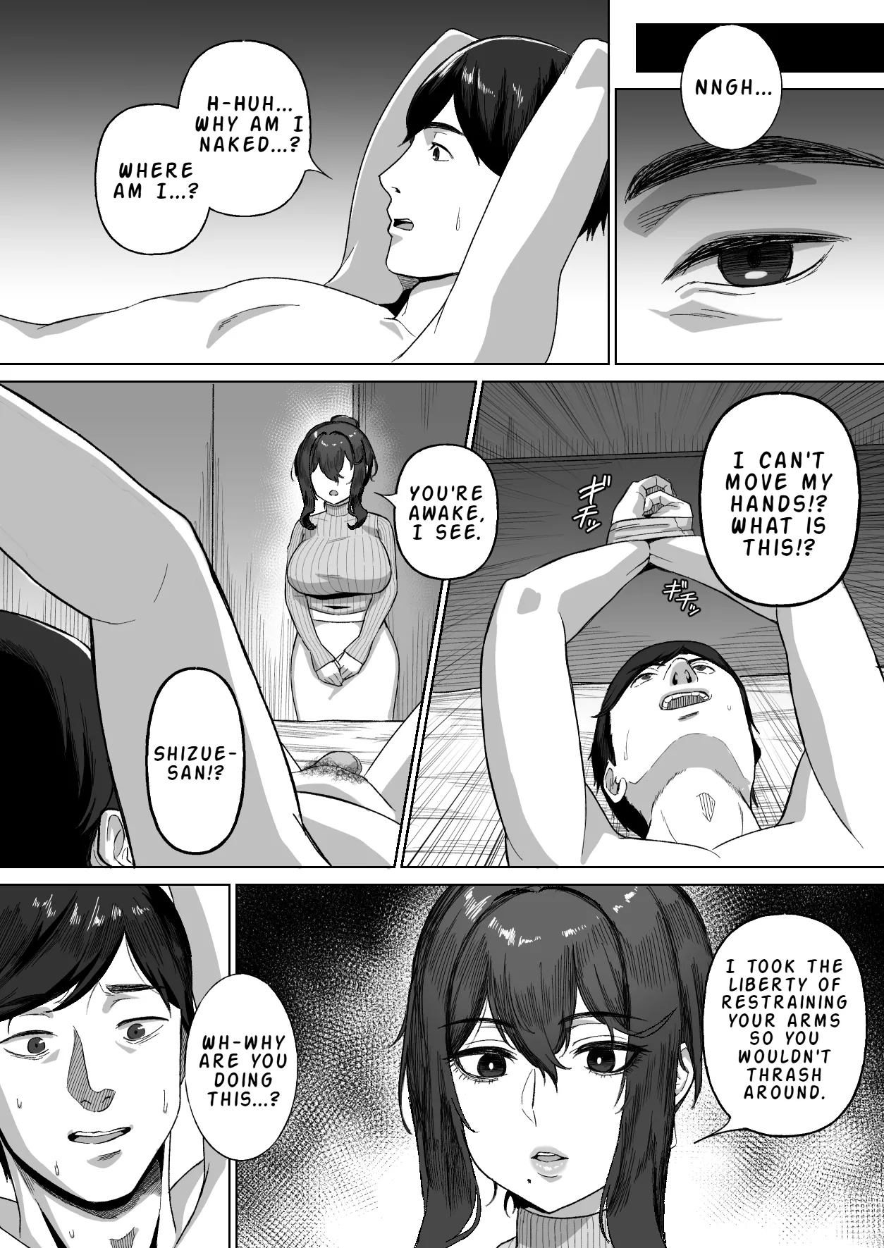 Otonari no Downer Oyako ni Shiboritorareru Hanashi | The Story of Being Squeezed Dry by the Lethargic Mother and Daughter Next Door page 9 full