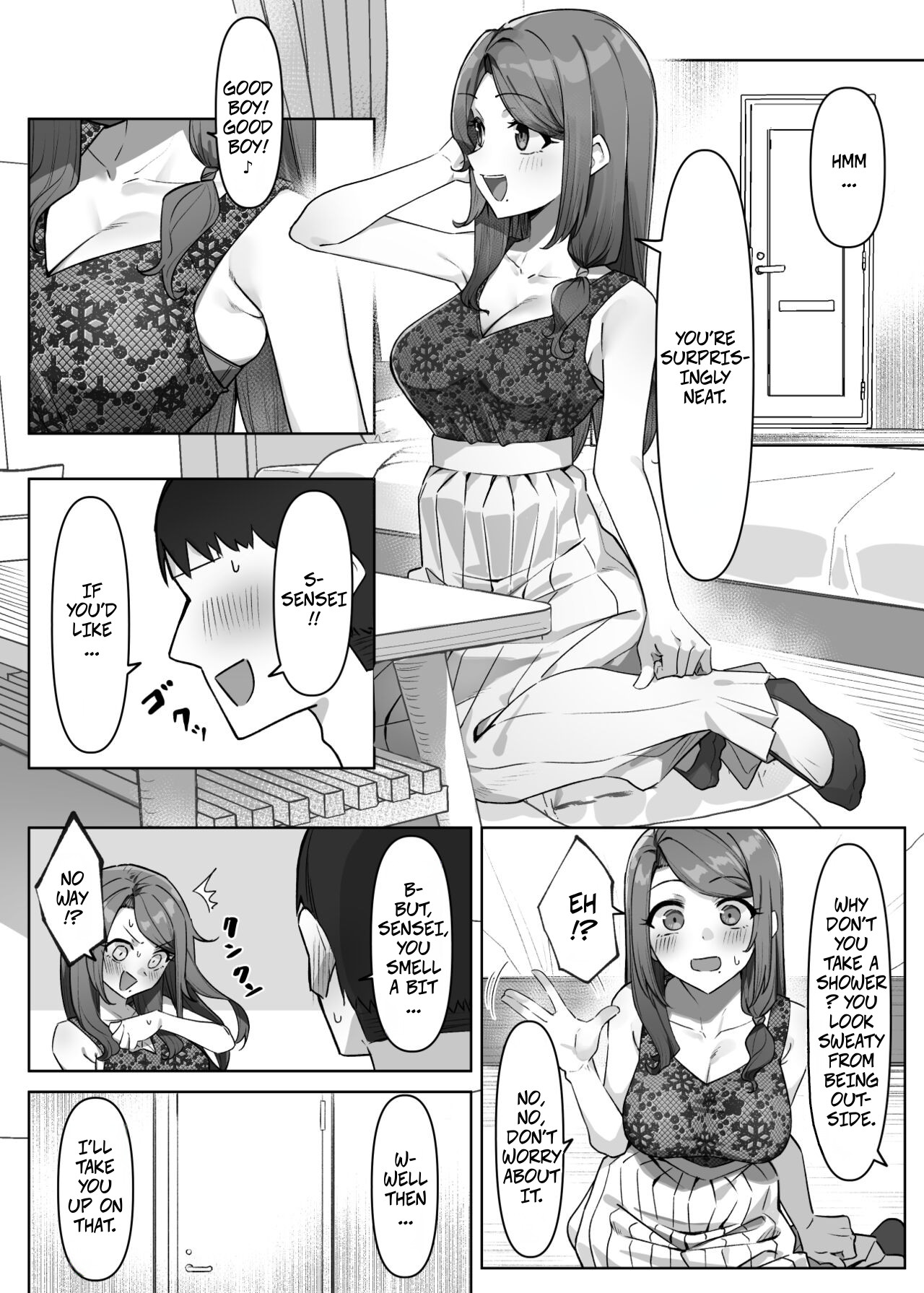 A Very Popular Teacher + A Very Popular Teacher and Nurse -- Daininkina Sensei + Daininki na Hoken no Sensei page 8 full