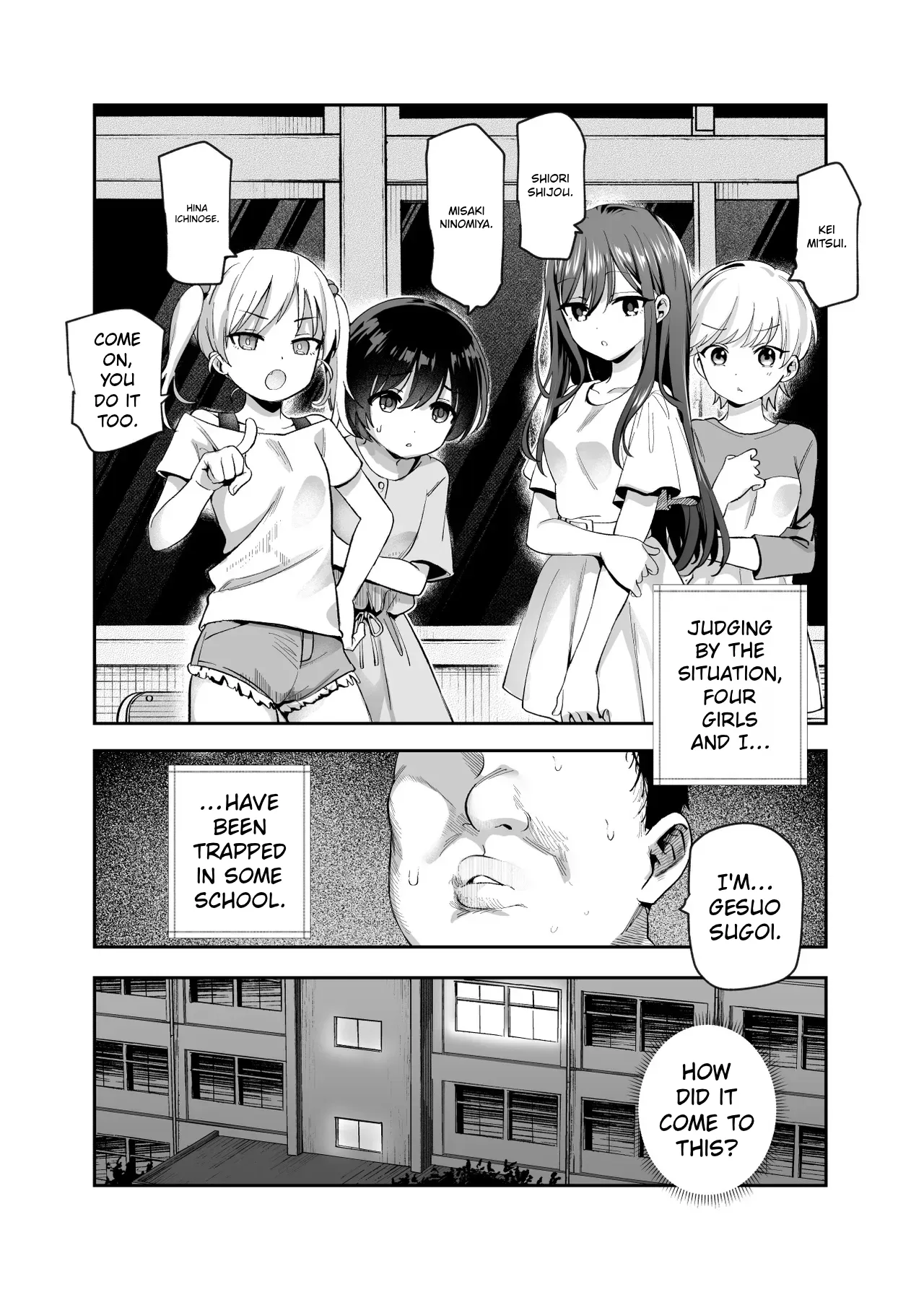 Locked in School EX: 4 Girls and Me, an Adult who is Being Trusted Against Common Sense | Gakkou ni Tojikomerarete EX Yonin no Onnanoko to Yatara Fushizen ni Shinrai sareru Otona no Ore page 10 full