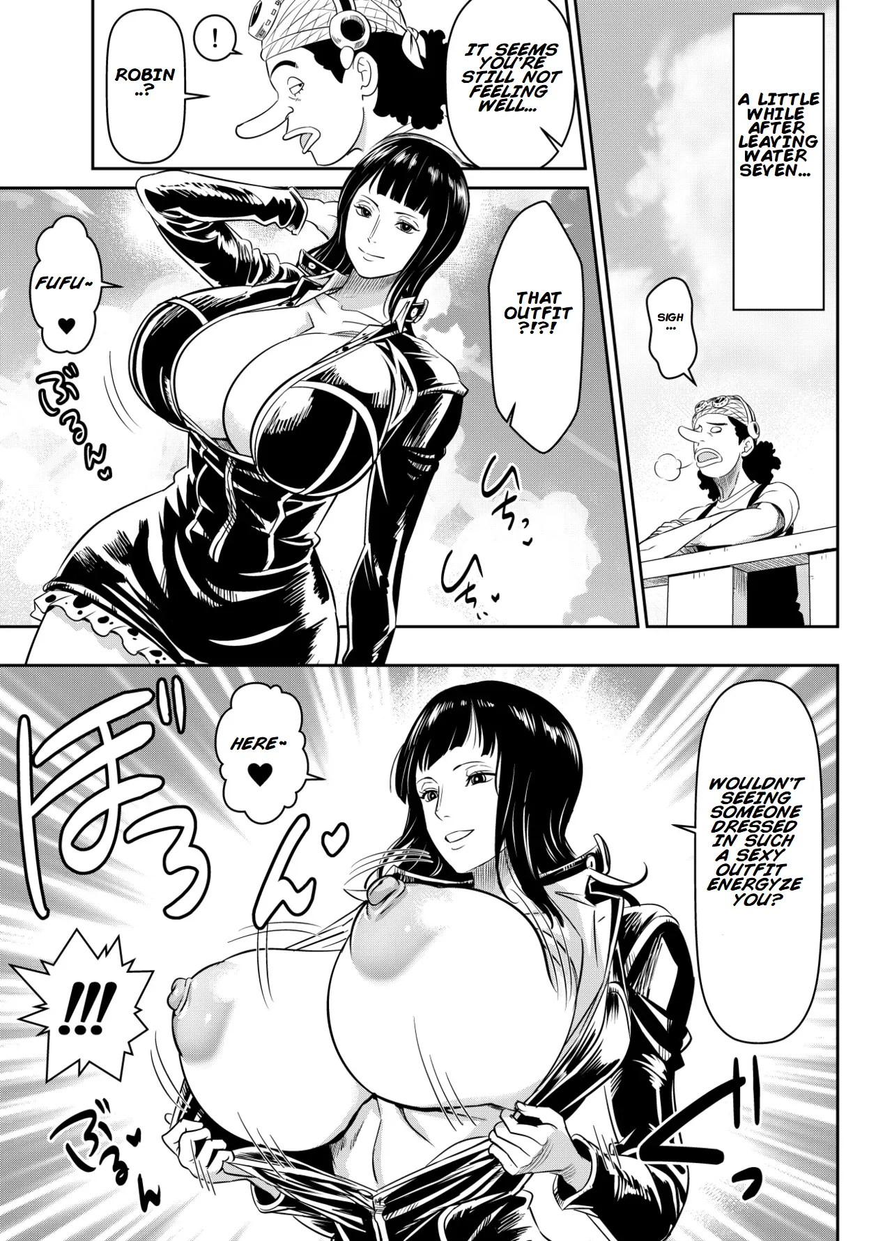 Request Itadaita Mono desu | Per Request - Nami & Nico Robin page 1 full