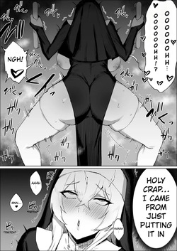 [Kataku no Hito (Muso)] The Story Of A Futanari Nun Jerking Off In The Confessional Booth — page 13