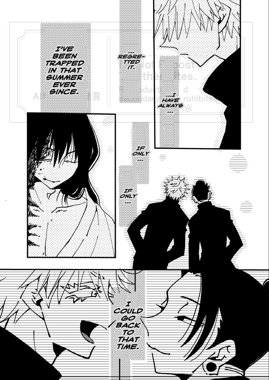 A Story Where Gojo Somehow Ends Up Going Back to the Past, Tries His Absolute Best Through All the Chaos, and Ends Up Happy with Geto page 3 full