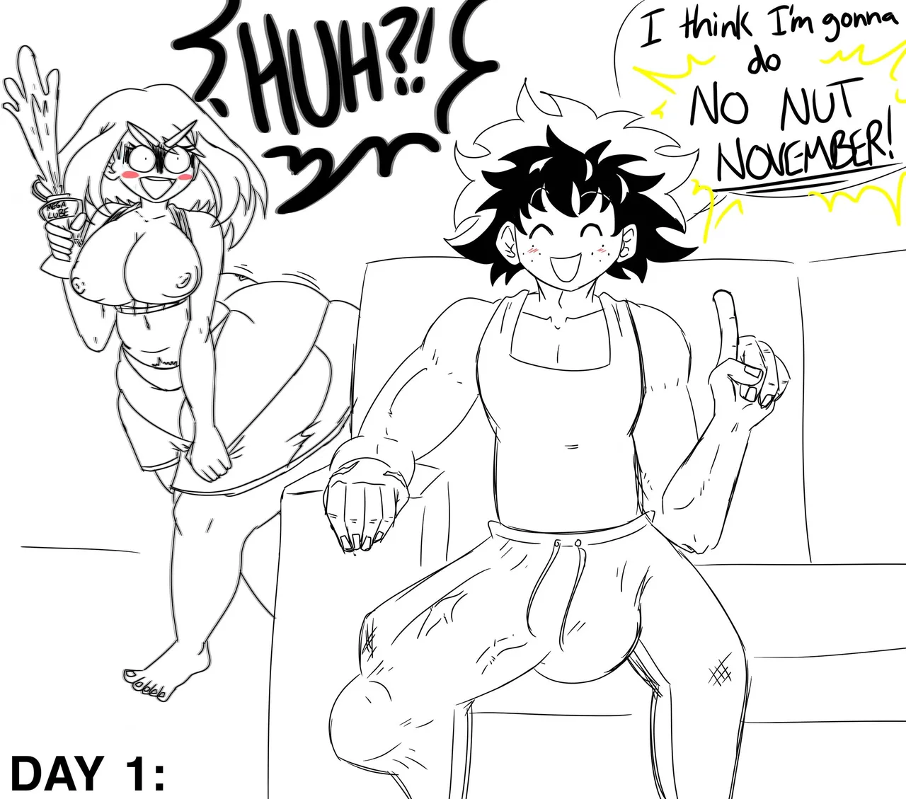 Deku's No Nut November page 1 full