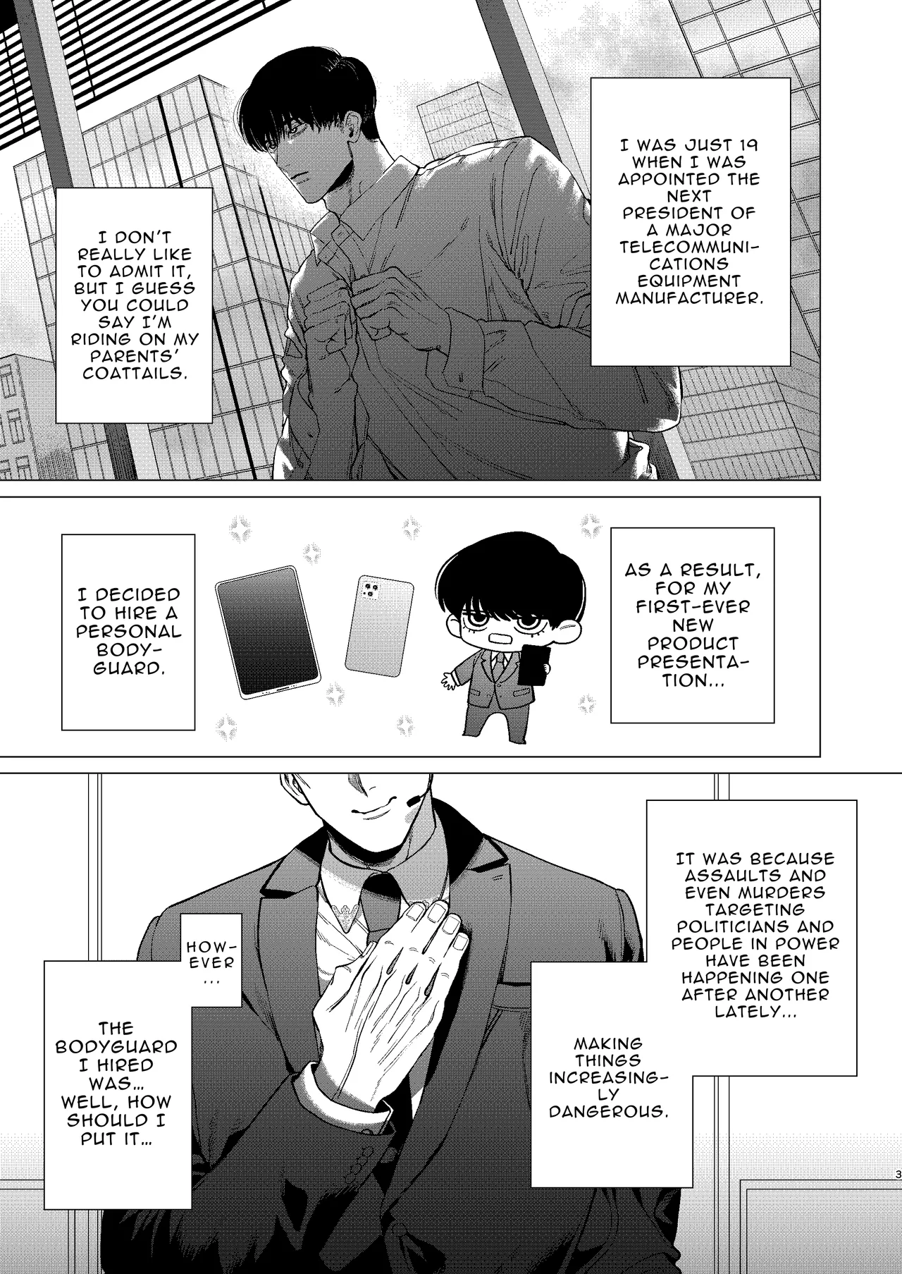 My Bodyguard is a Muscular Blonde and Horny Hunk?! page 2 full